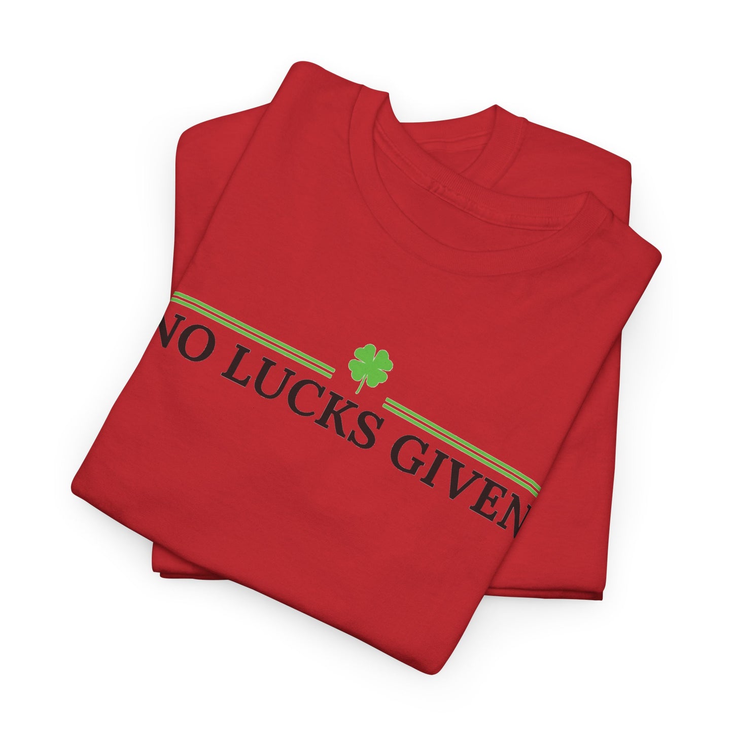 No Lucks Given – Classic Logo Poker Tee (Good Luck, All In)