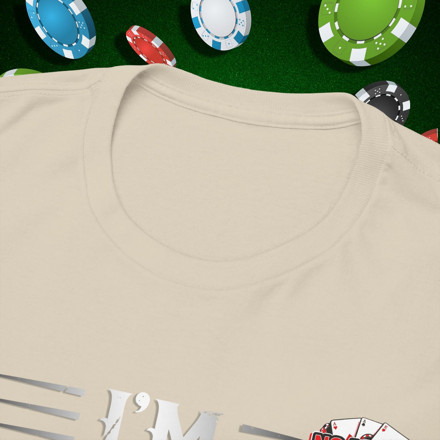 I'm Probably Bluffing Unisex Heavy Cotton Tee