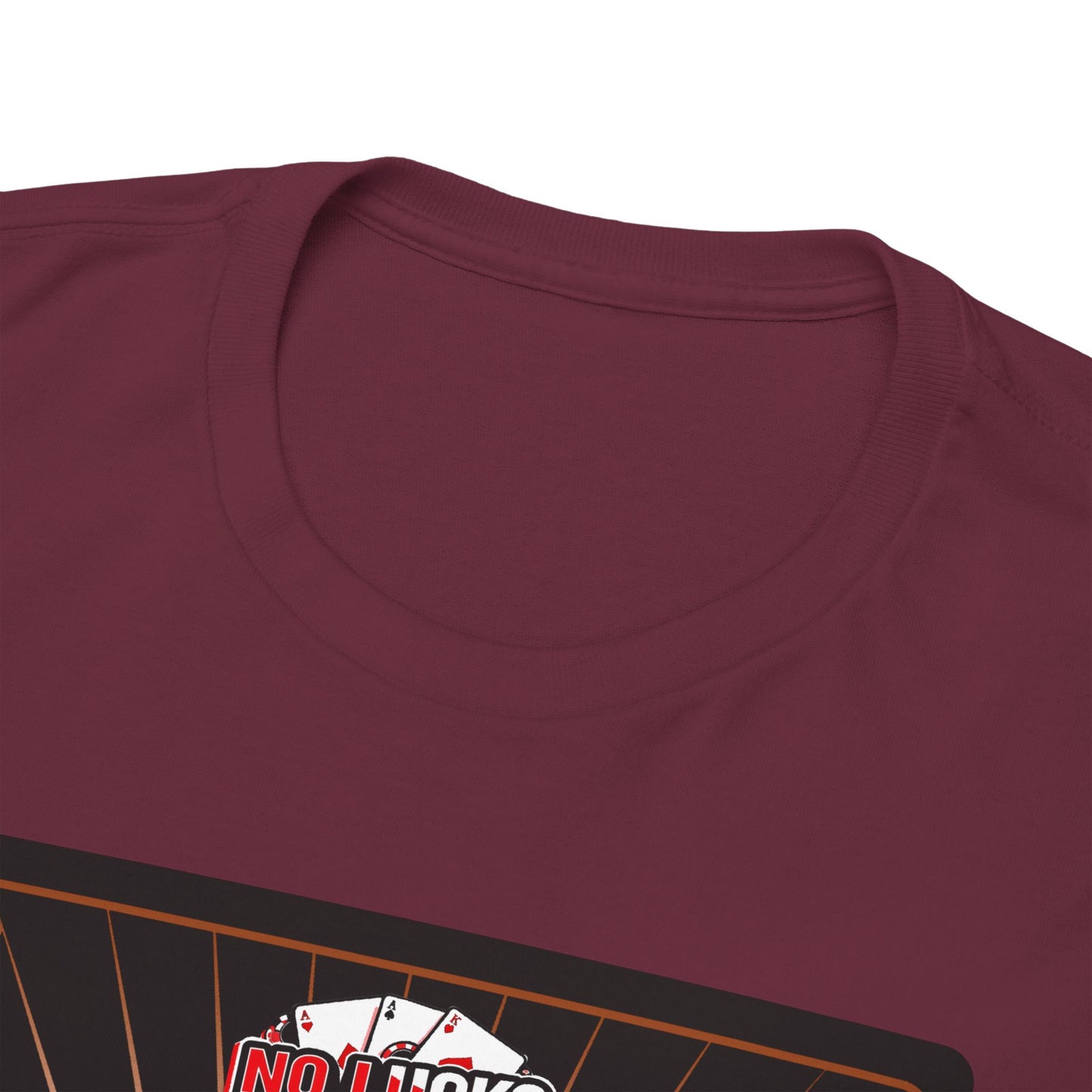 No Lucks Given Royal Skull King of Diamonds Copper Poker T-Shirt Must have Good Luck All-in