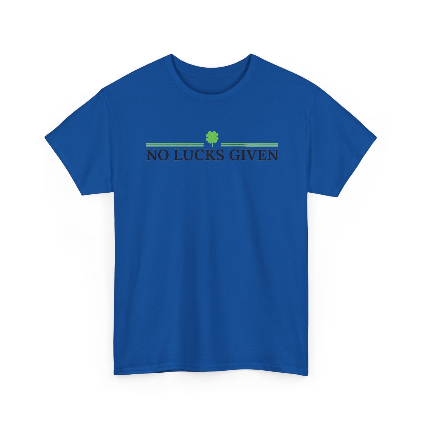 No Lucks Given – Classic Logo Poker Tee (Good Luck, All In)