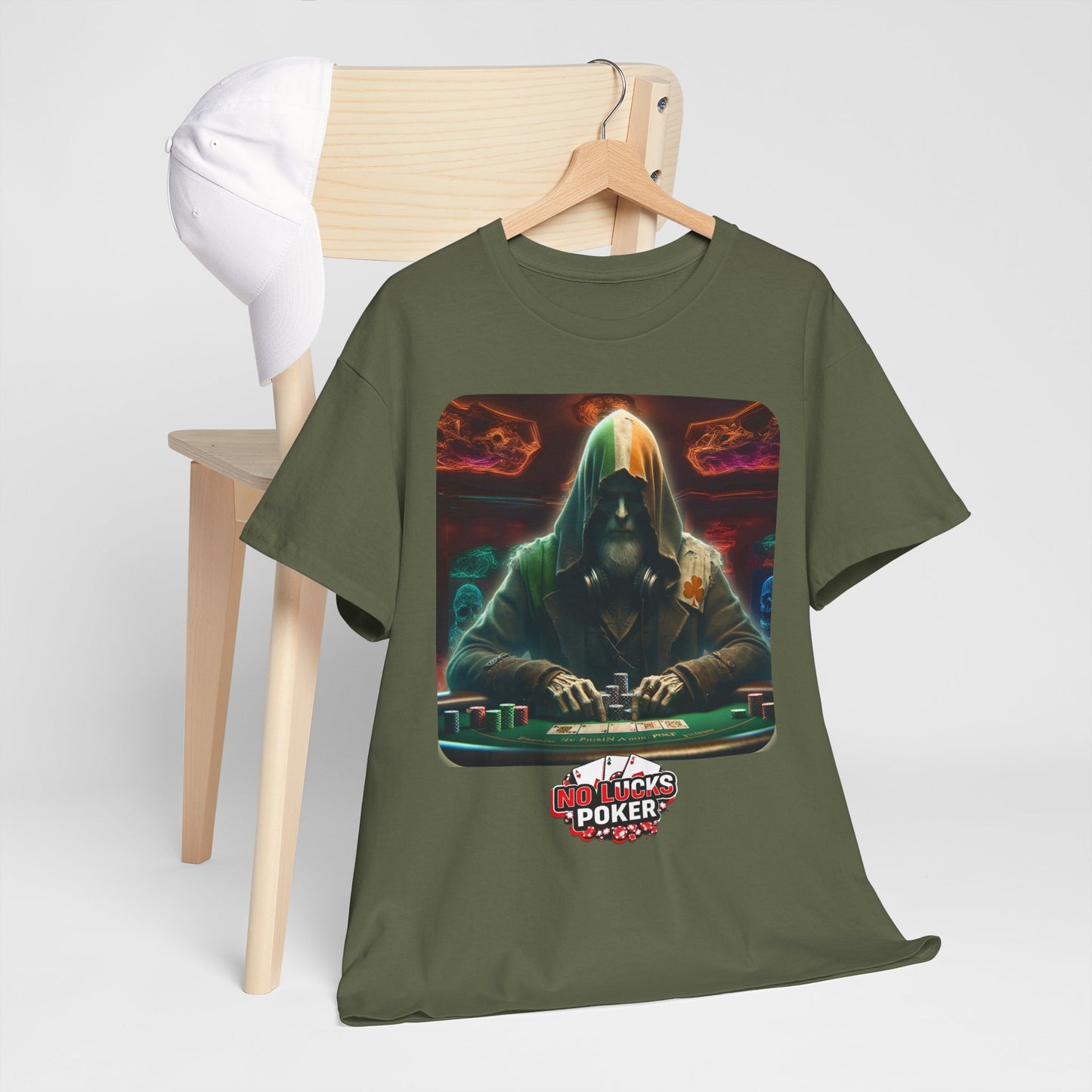 Irish Poker Player Celtic unisex heavy cotton tee Poker Apparel