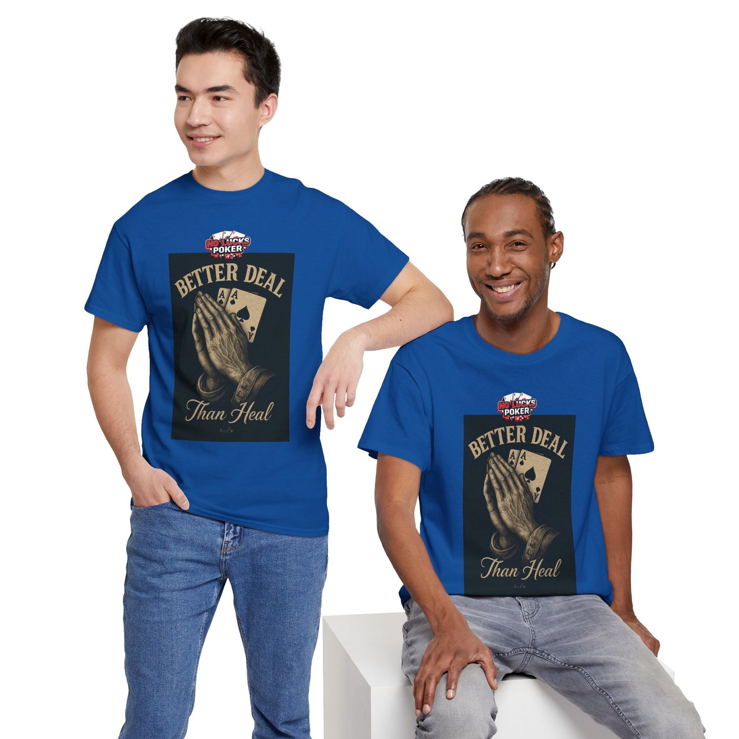 No Prayers Just Play Poker T-Shirt | Zero Lucks – Skill Over Superstition