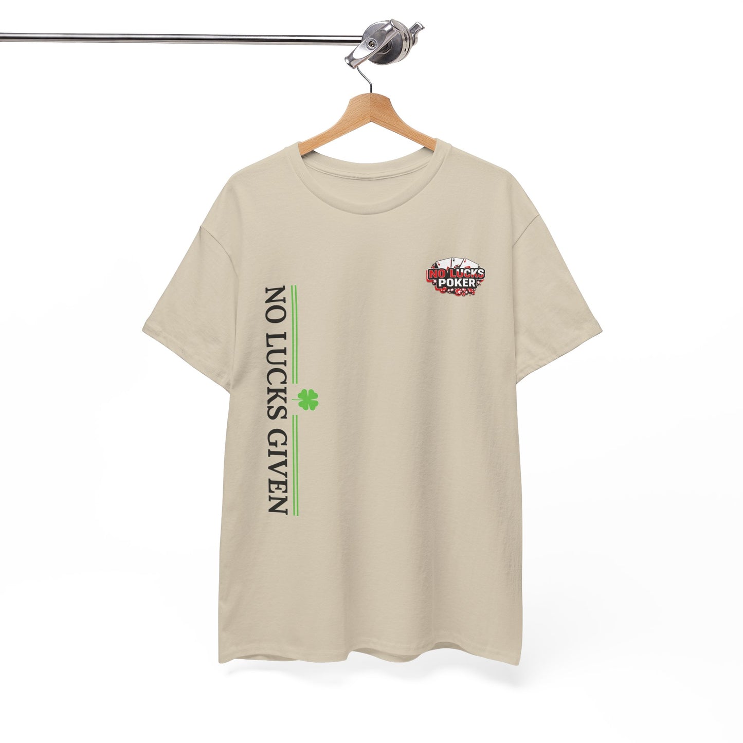 No Lucks Given – Signature Logo Poker Tee (All In Edition)