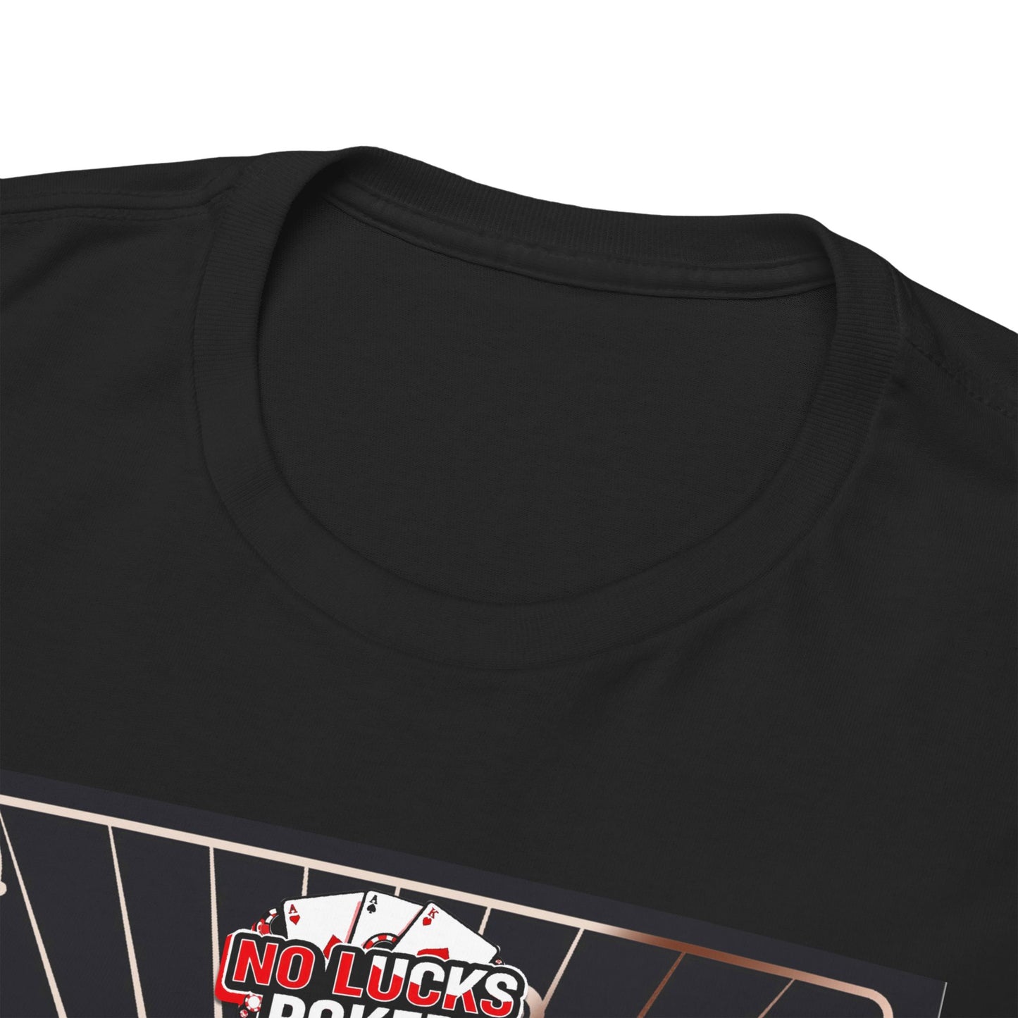 No Lucks Given Angry Queen of Clubs Copper Poker T-Shirt Must have Good Luck All-in