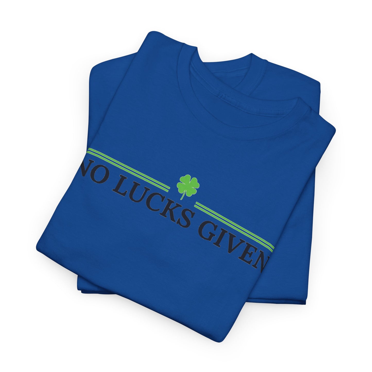 No Lucks Given – Classic Logo Poker Tee (Good Luck, All In)