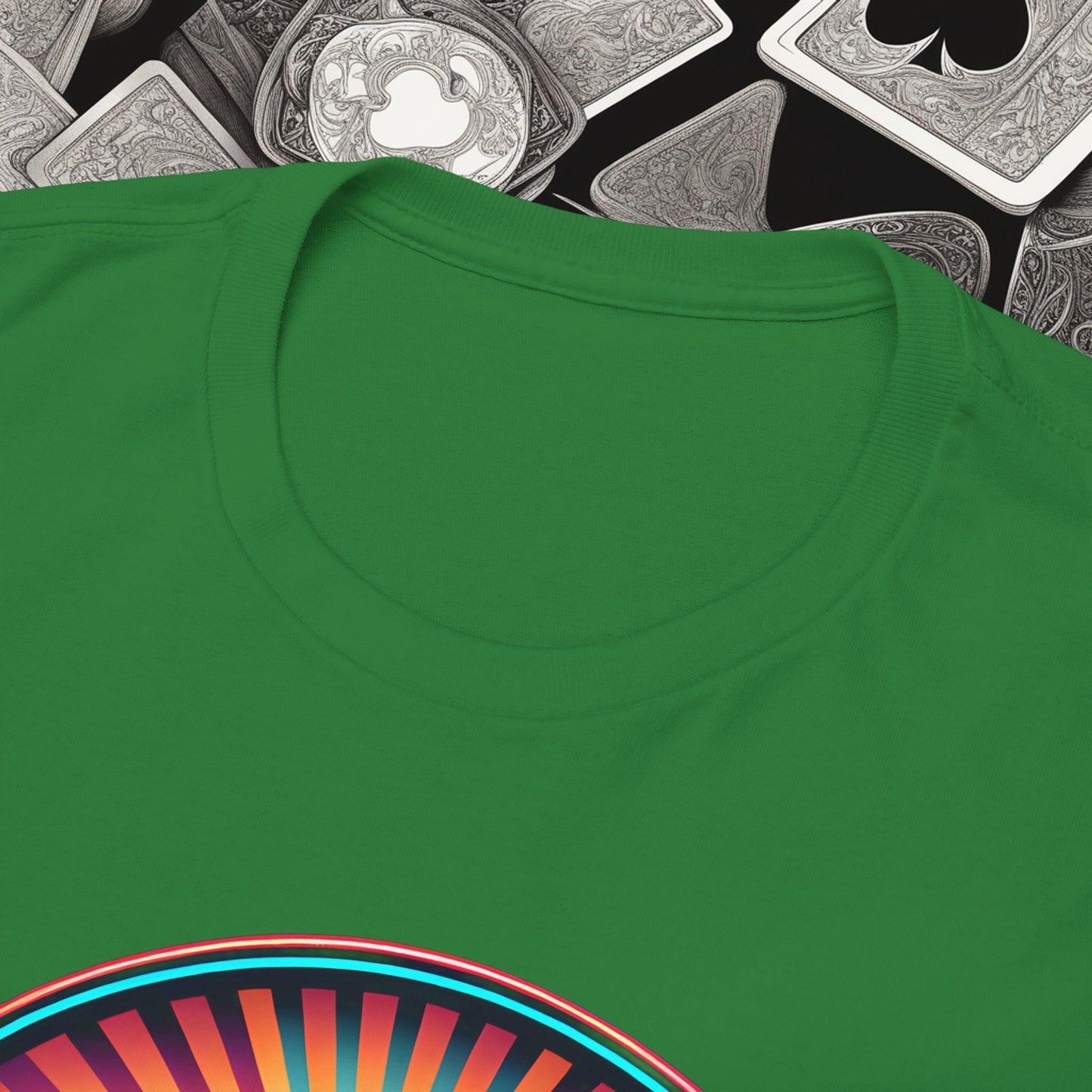 Zero Lucks Given unisex heavy cotton tee Poker Apparel