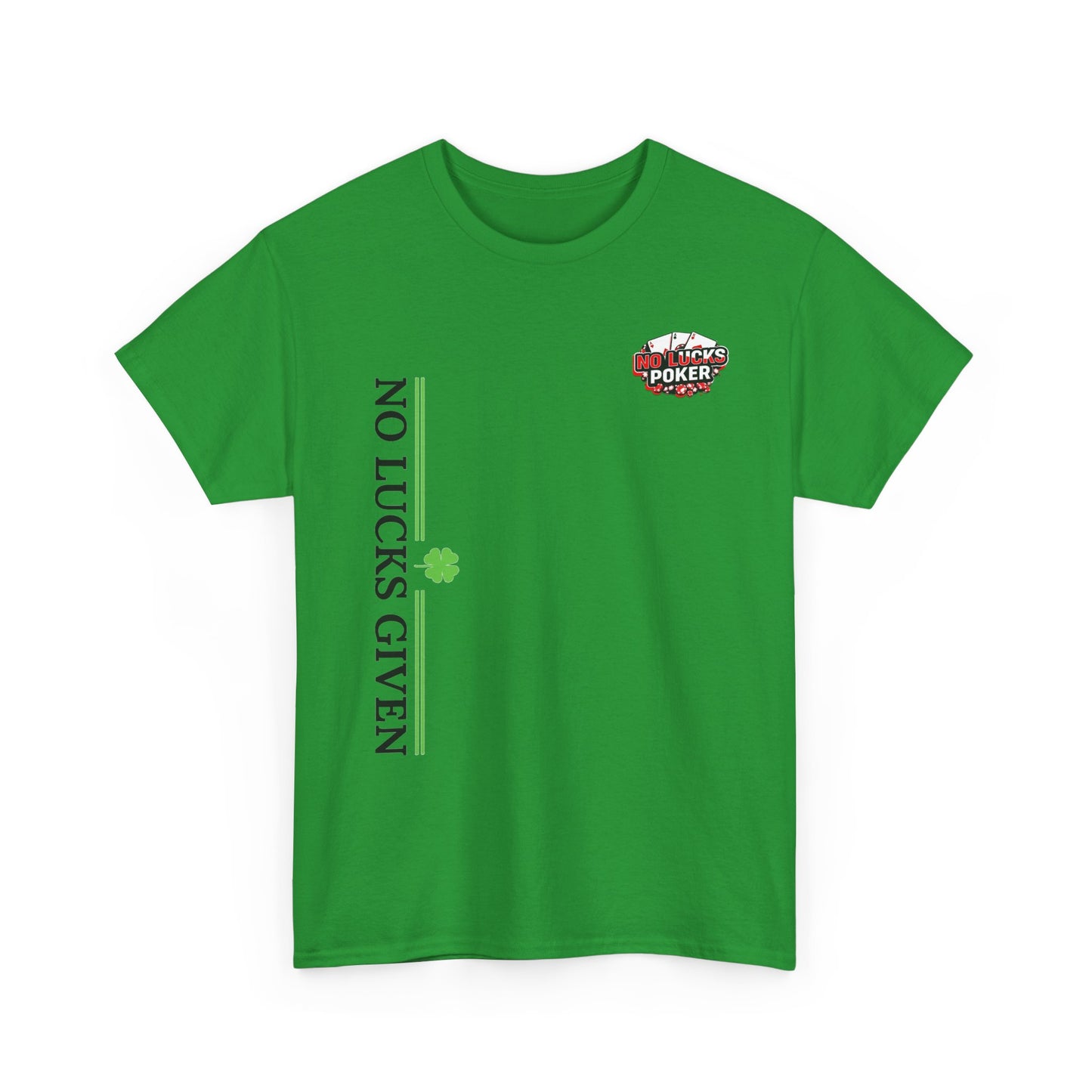 No Lucks Given – Signature Logo Poker Tee (All In Edition)