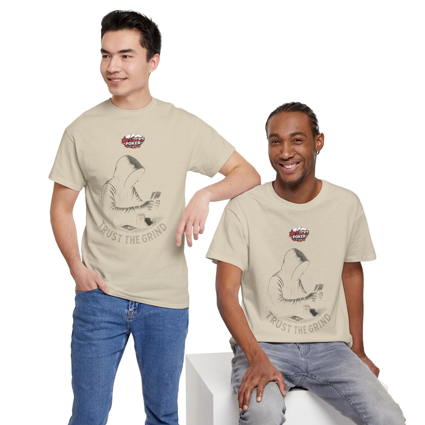 Trust the Grind Poker T-Shirt | Zero Lucks – Play Sharp