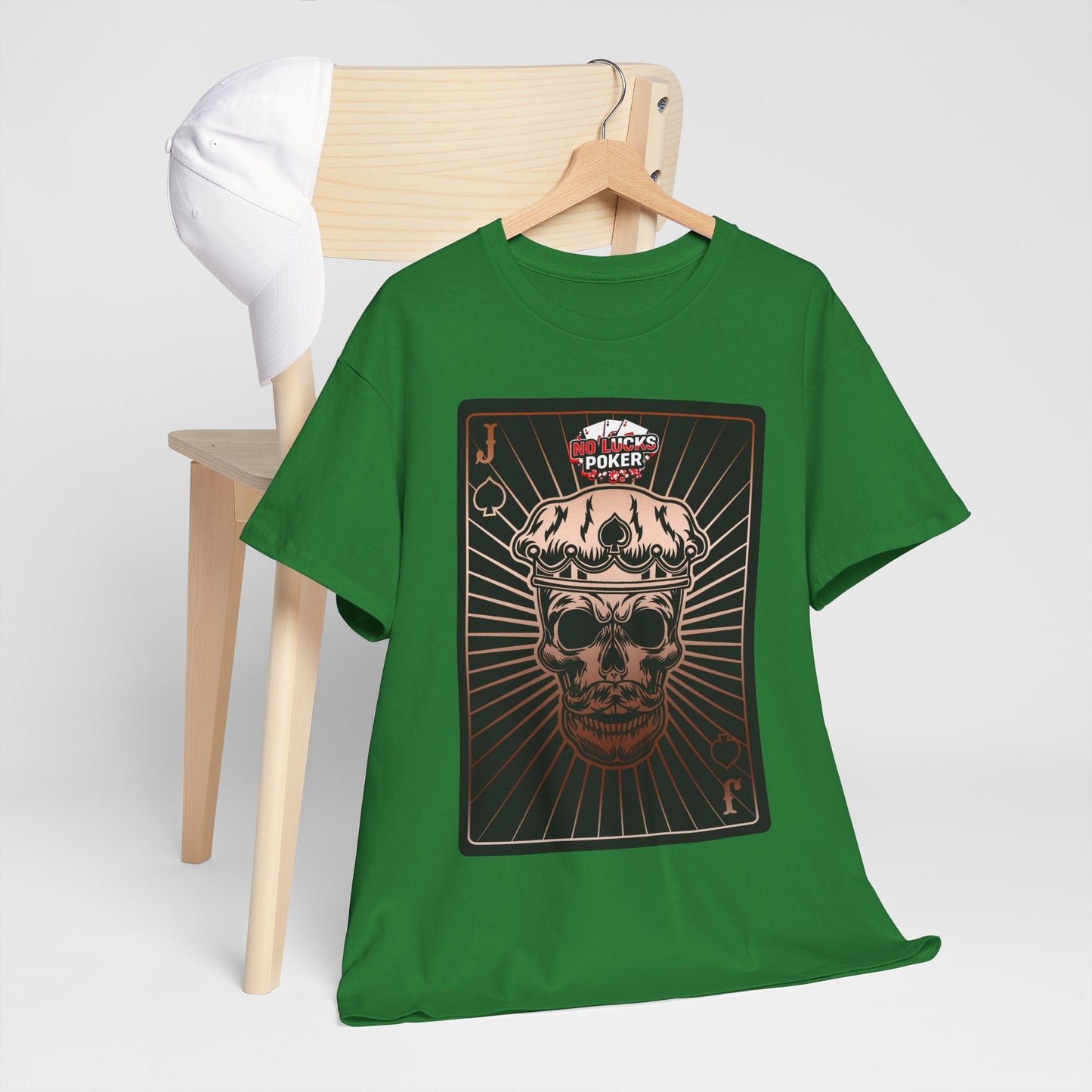No Lucks Given – Jack Skull Crown of Spades Poker Tee (Copper Edition)