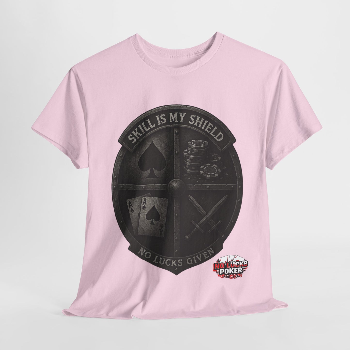 Stack or Shatter Poker T-Shirt | No Lucks Given – Skill Over Luck