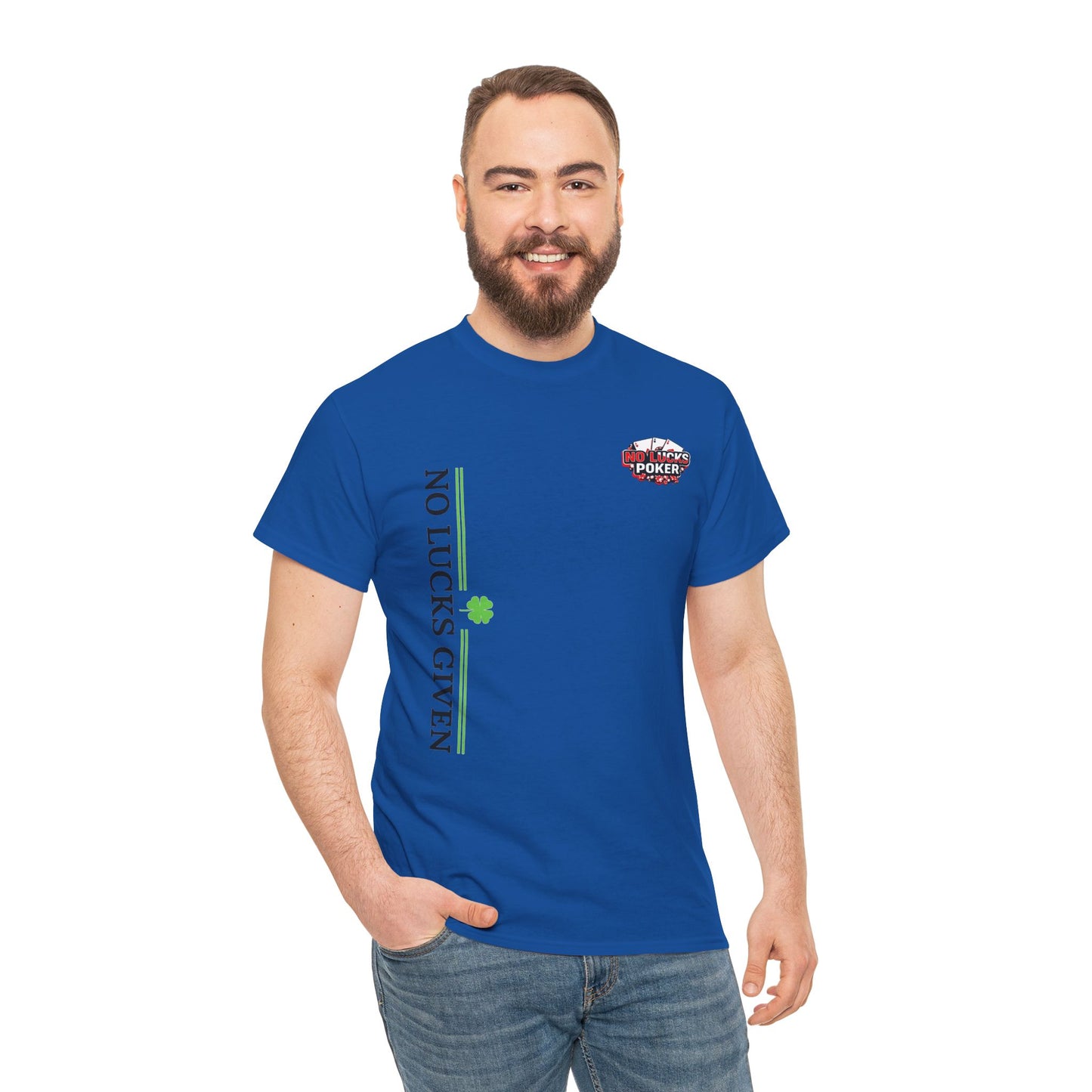 No Lucks Given – Signature Logo Poker Tee (All In Edition)