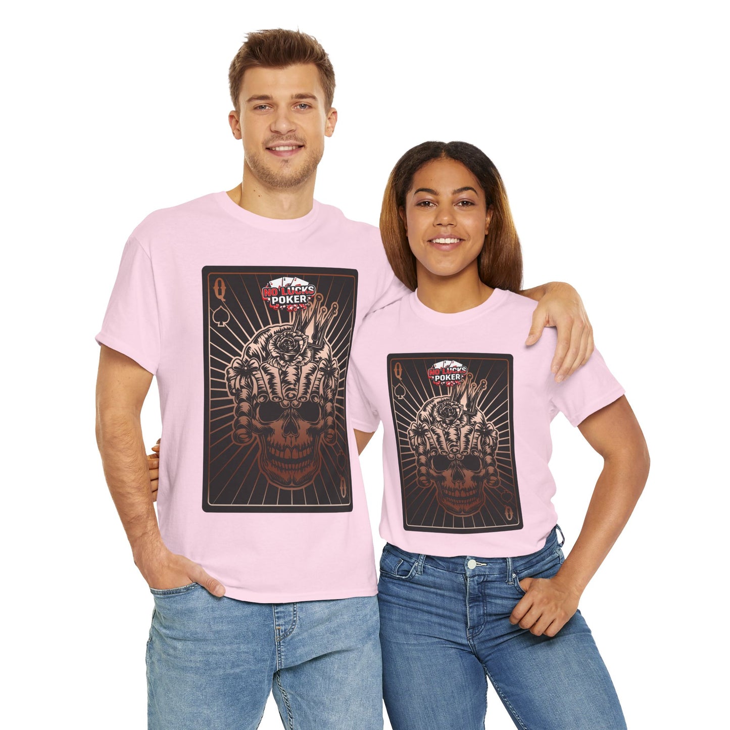 No Lucks Given – Angry Queen of Spades Poker Tee (Copper Edition)