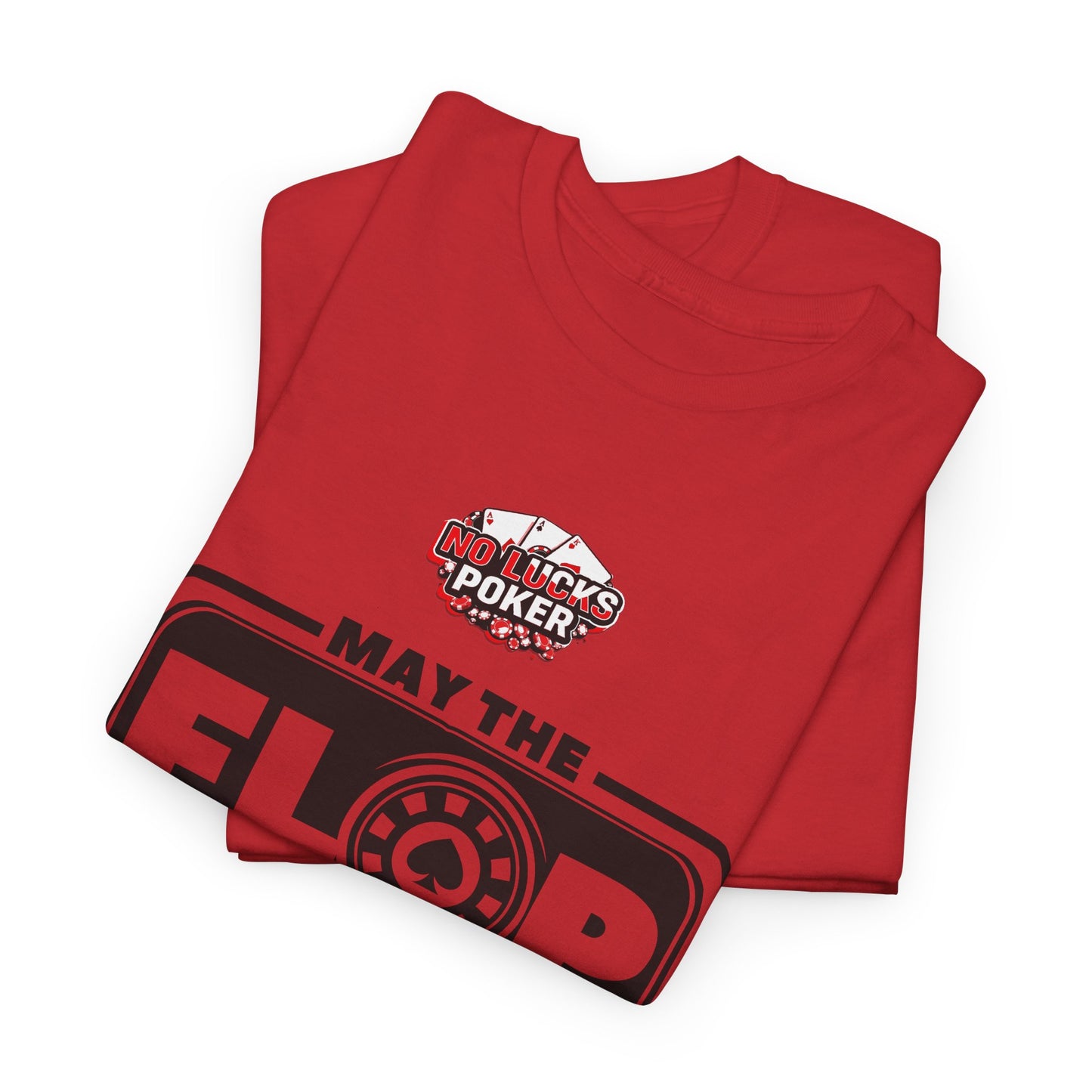 Zero Lucks – “May the Flop Be With You” Poker Logo Tee