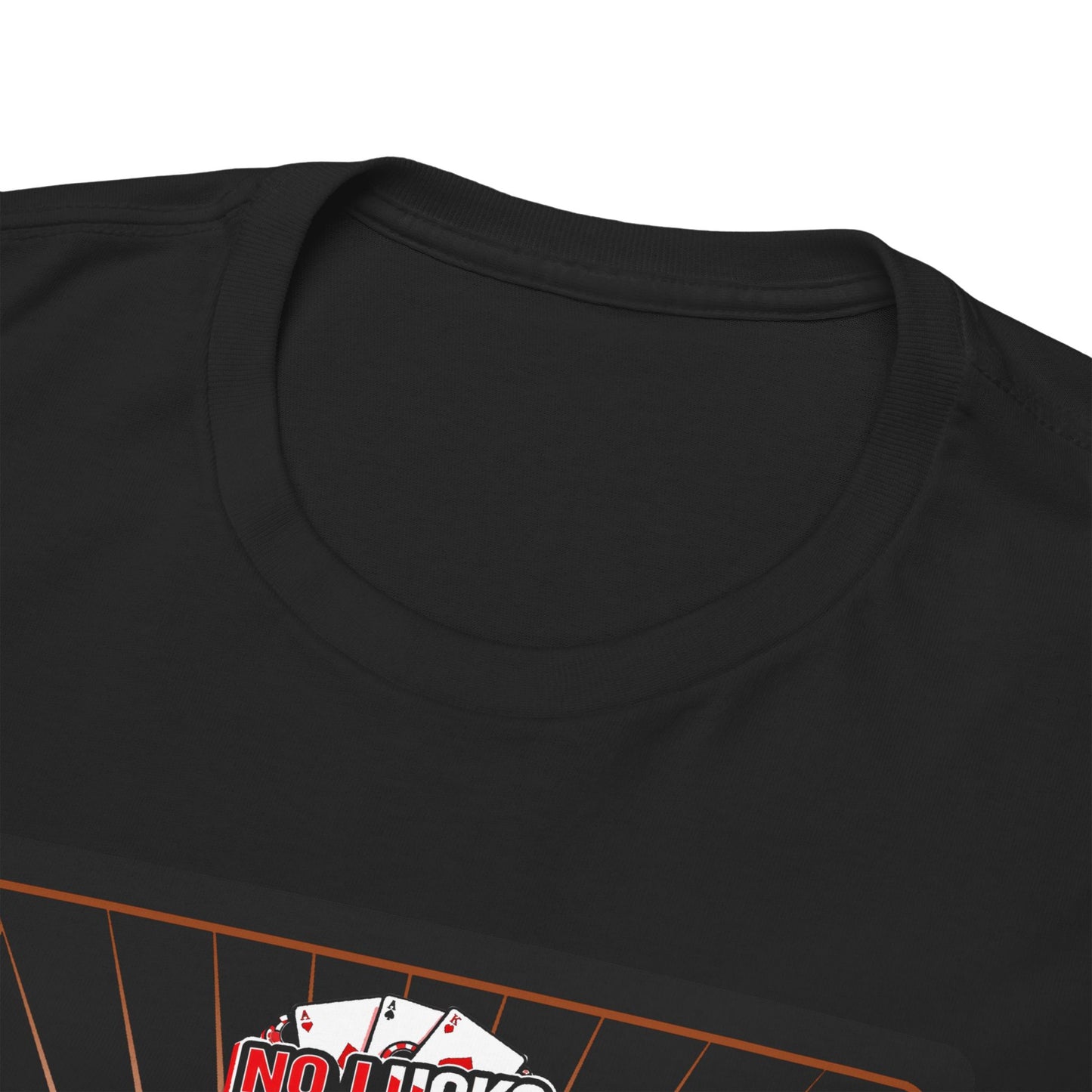 No Lucks Given Royal Skull King of Diamonds Copper Poker T-Shirt Must have Good Luck All-in