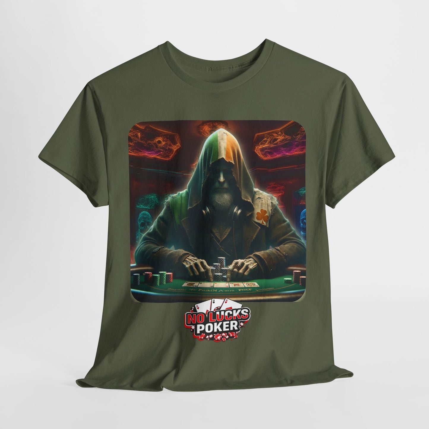 Irish Poker Player Celtic unisex heavy cotton tee Poker Apparel