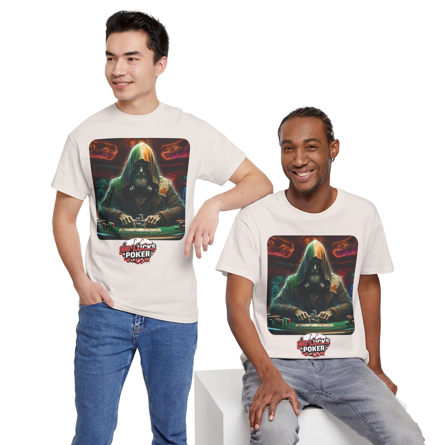 Irish Poker Player Celtic unisex heavy cotton tee Poker Apparel