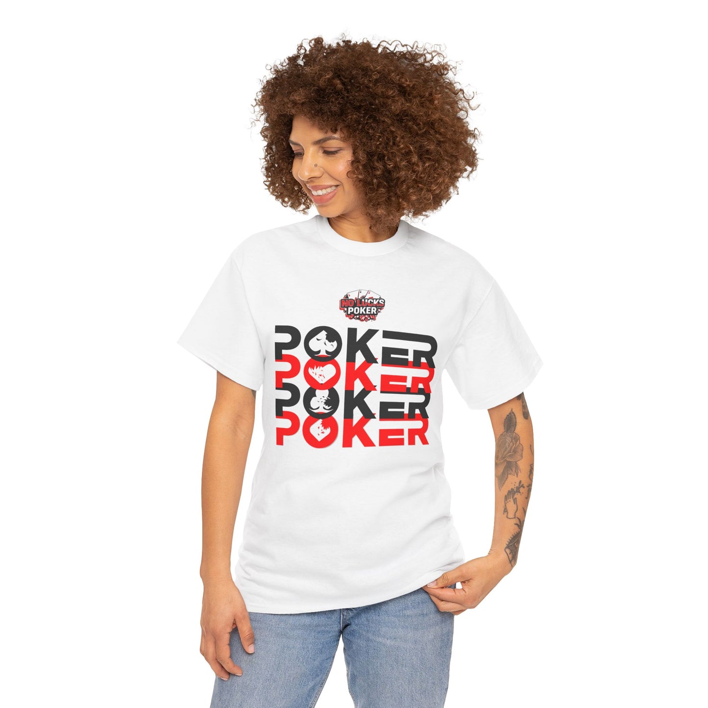 Poker Is Life – Aces & Royal Flush Tee by Zero Lucks