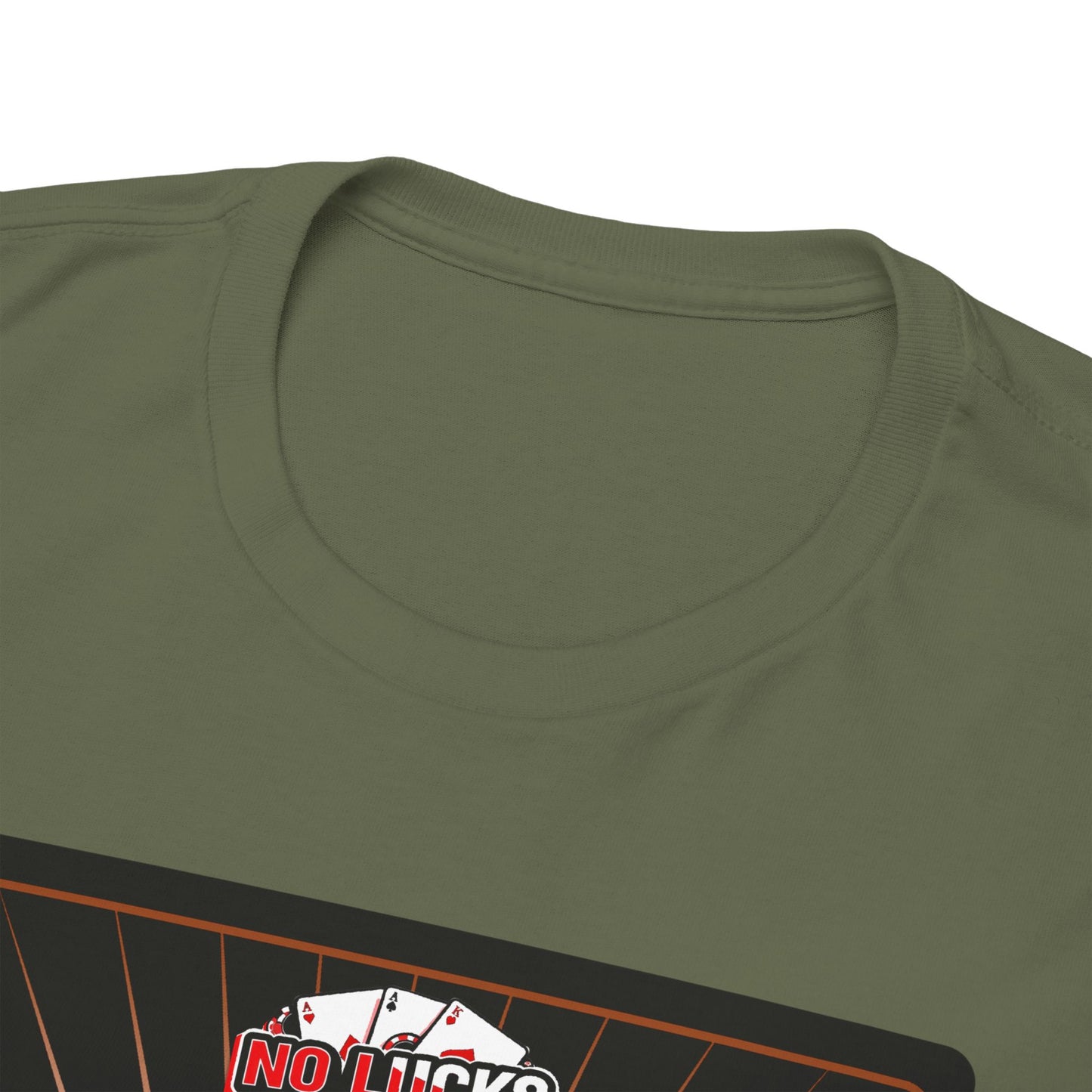 No Lucks Given – Angry Queen of Spades Poker Tee (Copper Edition)