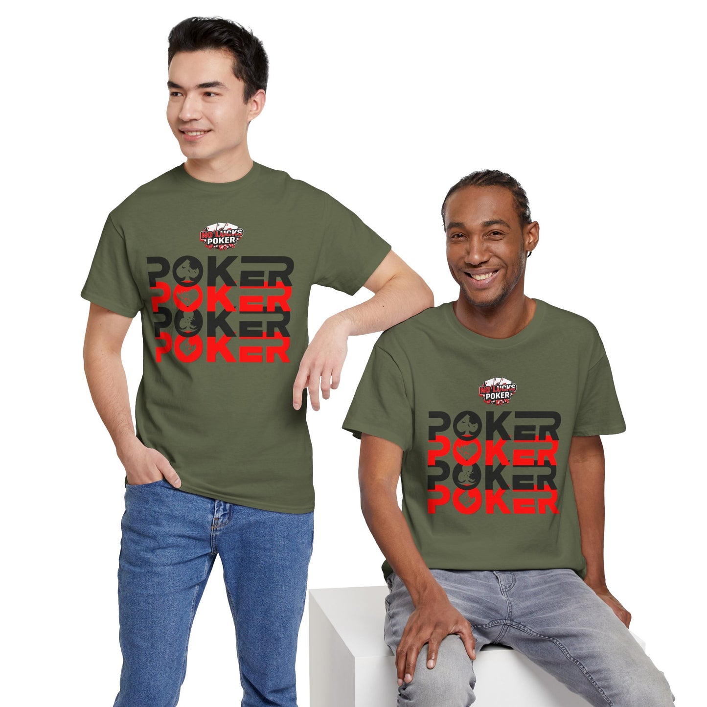 Poker Is Life – Aces & Royal Flush Tee by Zero Lucks