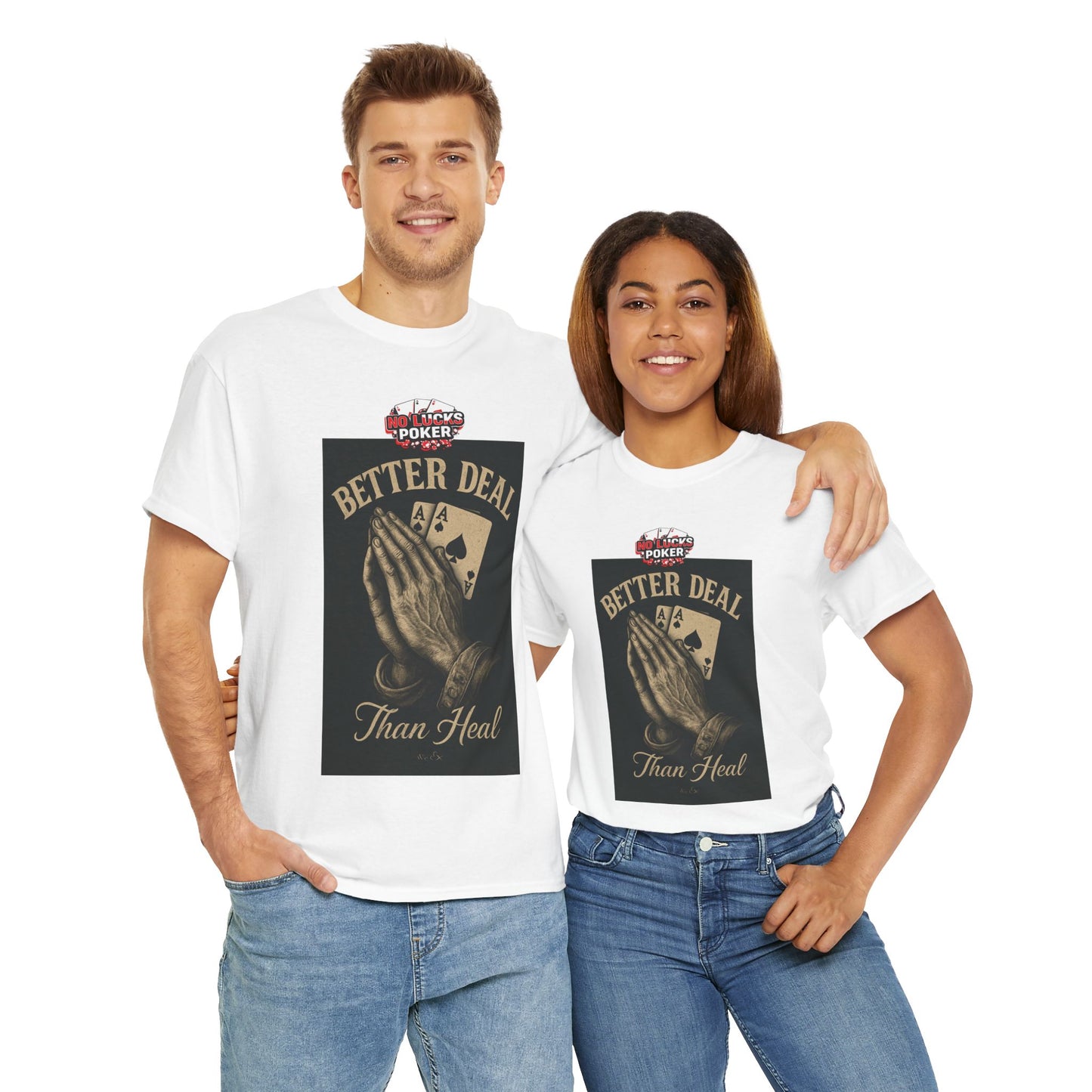 No Prayers Just Play Poker T-Shirt | Zero Lucks – Skill Over Superstition