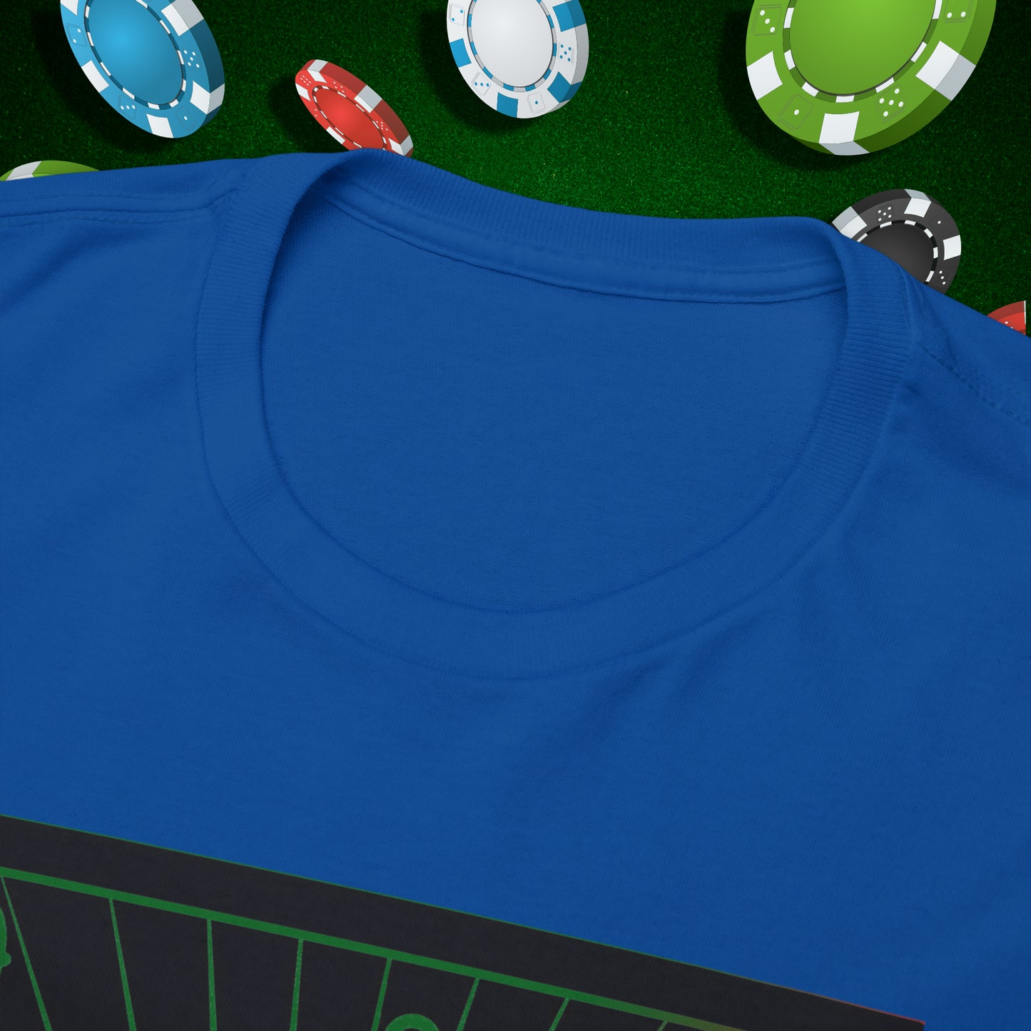No Lucks Given Angry Queen of Clubs Green Red Poker T-Shirt Must have Good Luck All-in