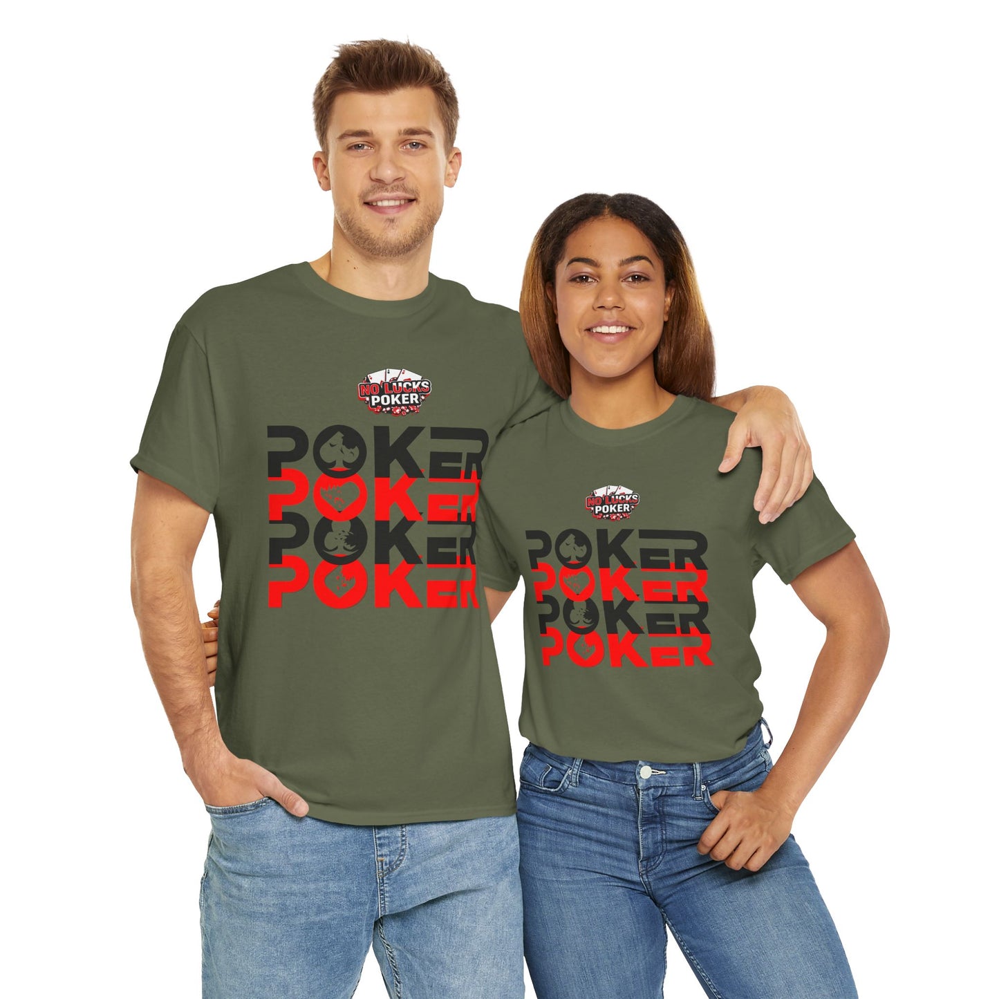 Poker Is Life – Aces & Royal Flush Tee by Zero Lucks