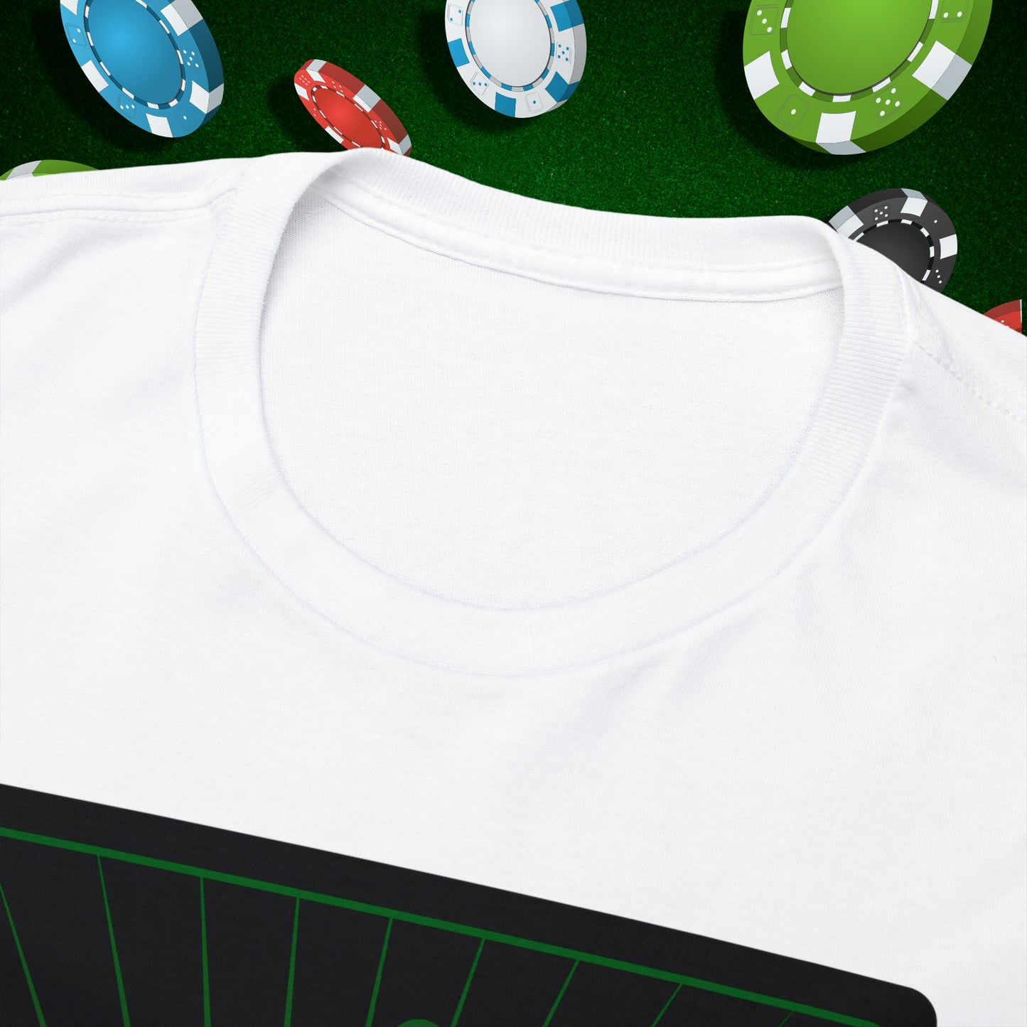No Lucks Given Angry Queen of Spades Green Red Poker T-Shirt Must have Good Luck All-in