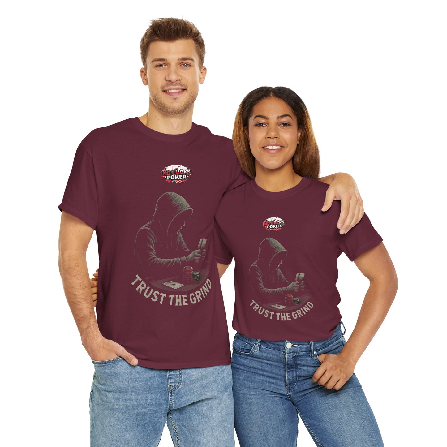 Trust the Grind Poker T-Shirt | Zero Lucks – Play Sharp