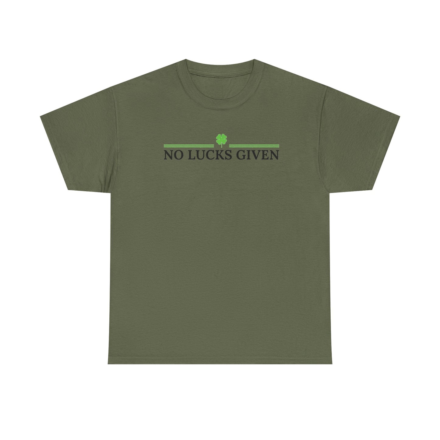 No Lucks Given – Classic Logo Poker Tee (Good Luck, All In)
