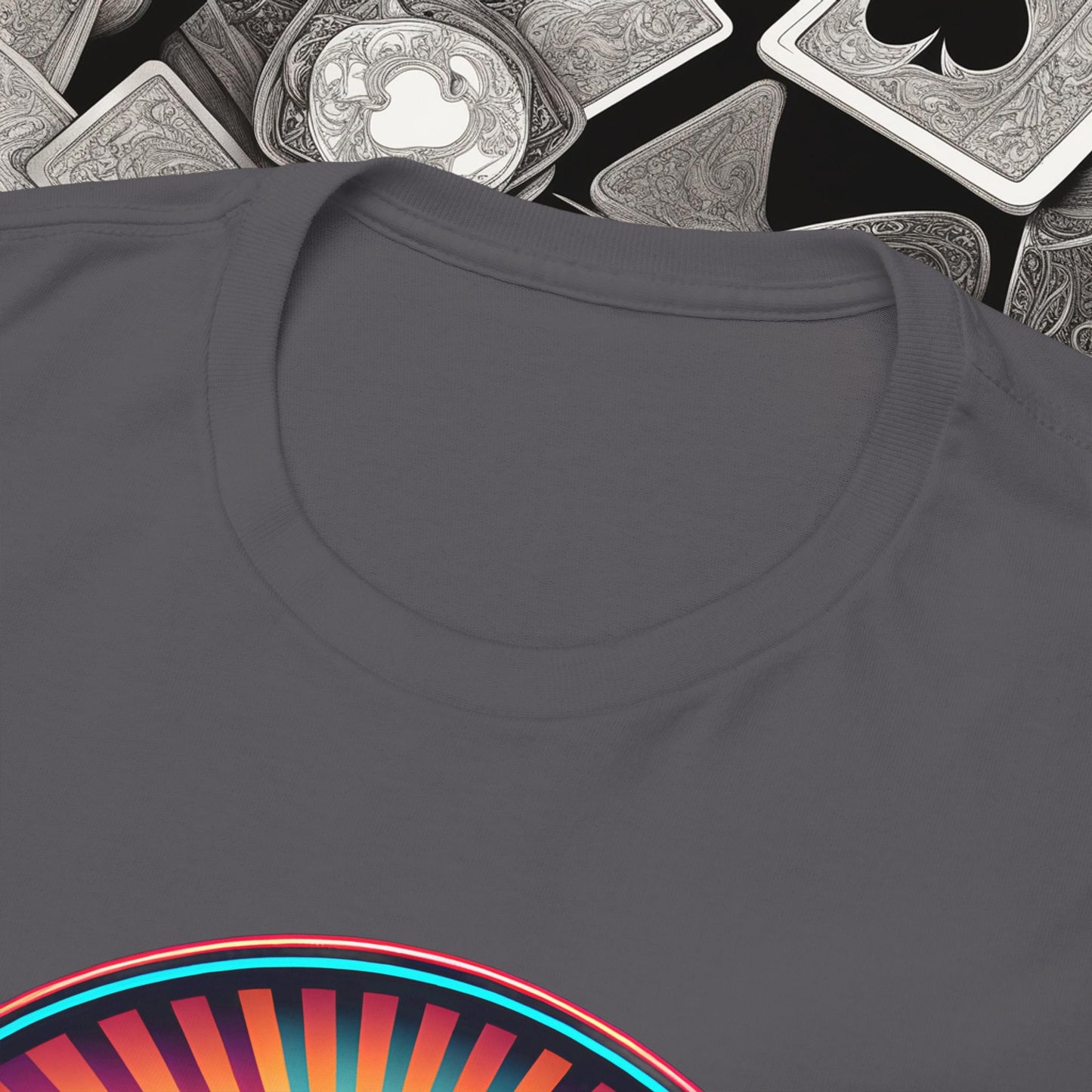 Zero Lucks Given unisex heavy cotton tee Poker Apparel