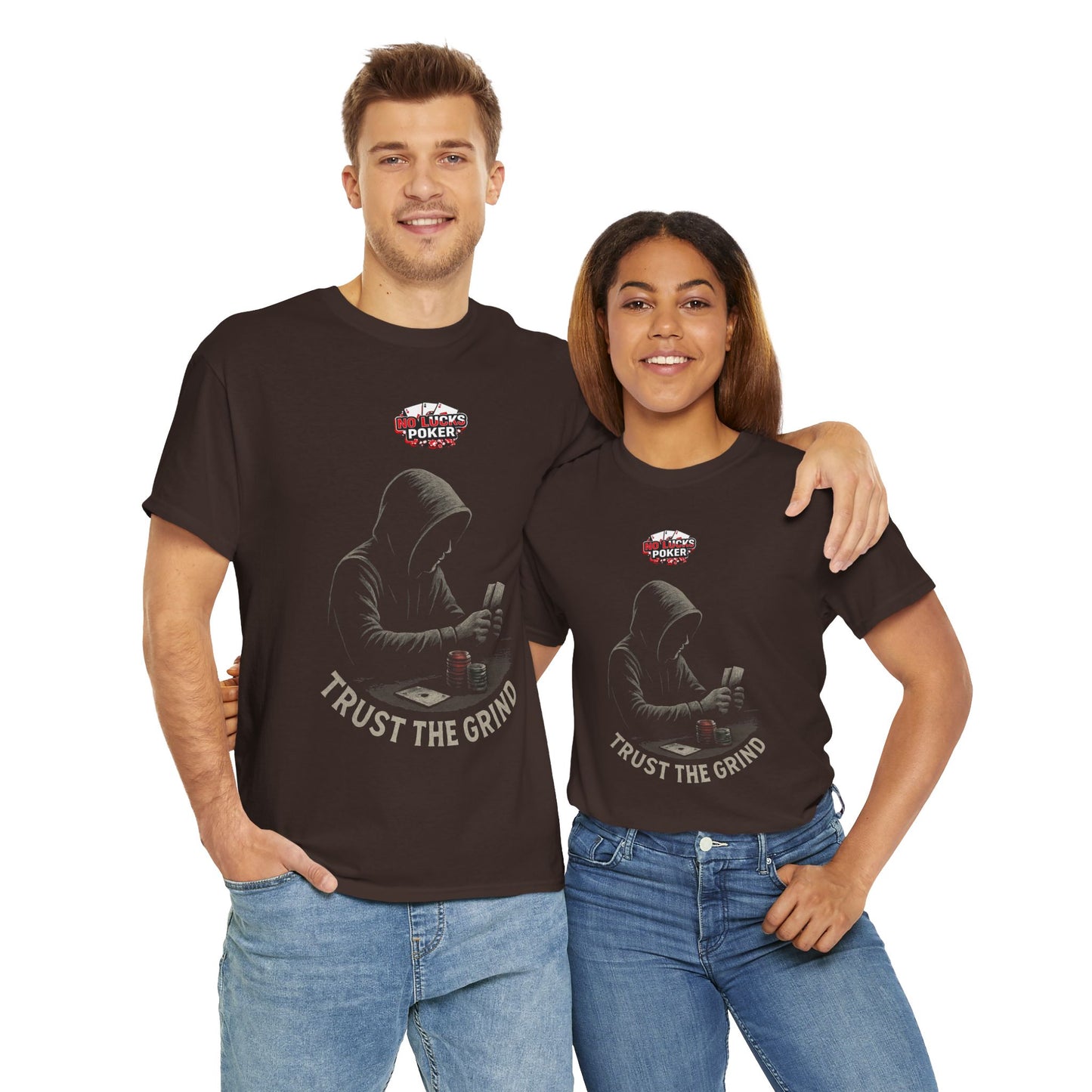 Trust the Grind Poker T-Shirt | Zero Lucks – Play Sharp