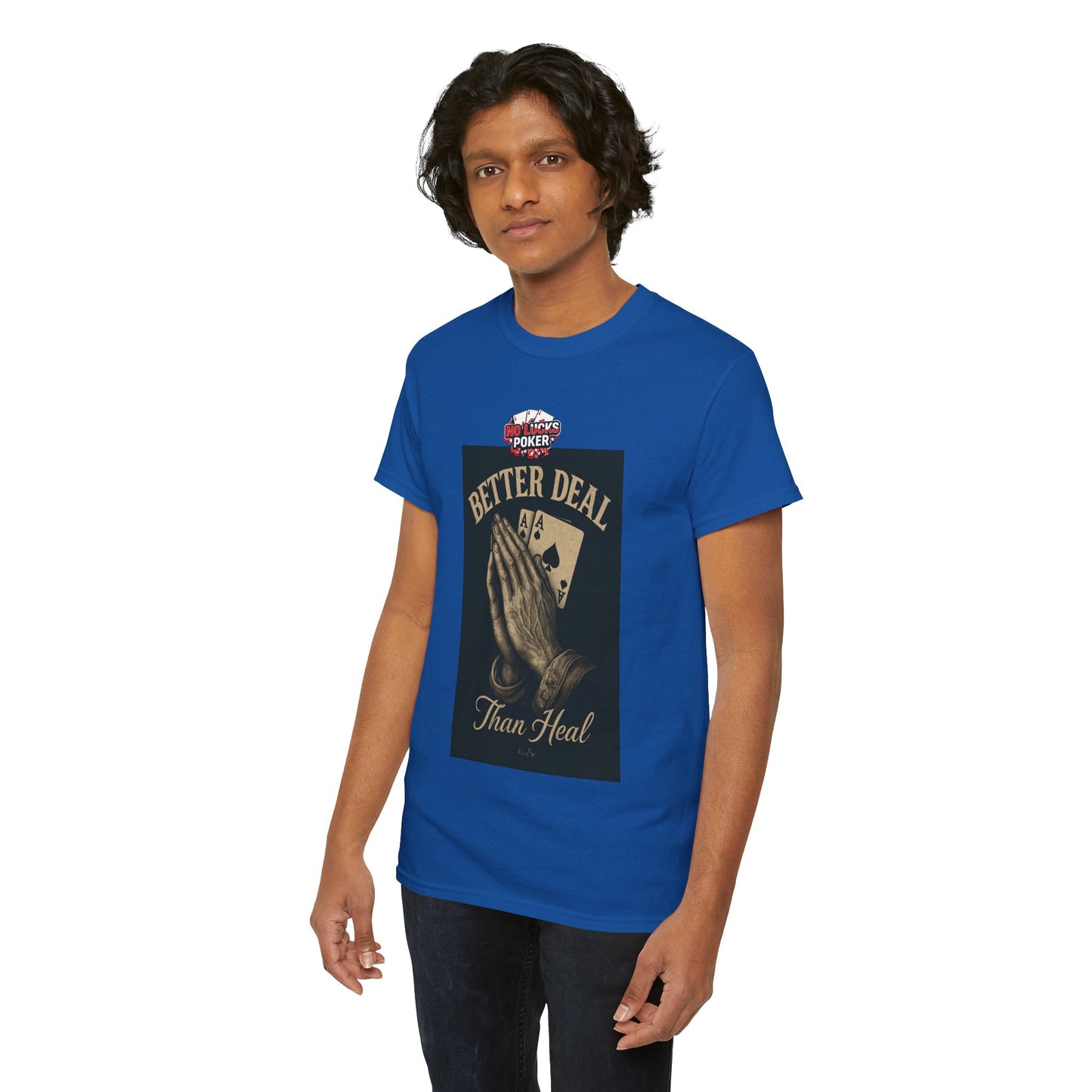 No Prayers Just Play Poker T-Shirt | Zero Lucks – Skill Over Superstition