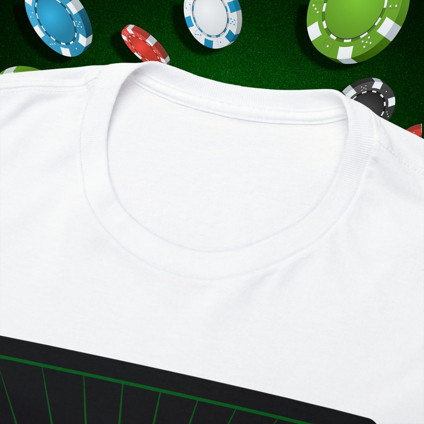 No Lucks Given Angry Jack of Hearts Green Red Poker T-Shirt Must have Good Luck All-in