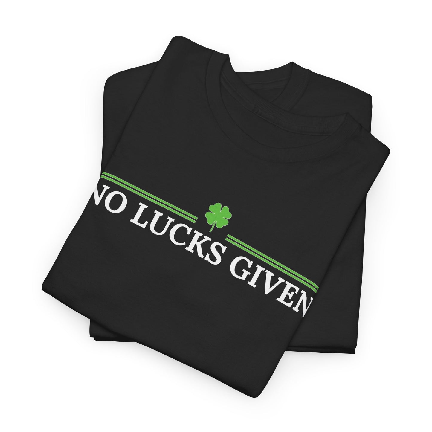 No Lucks Given – Classic Logo Poker Tee (Good Luck, All In)