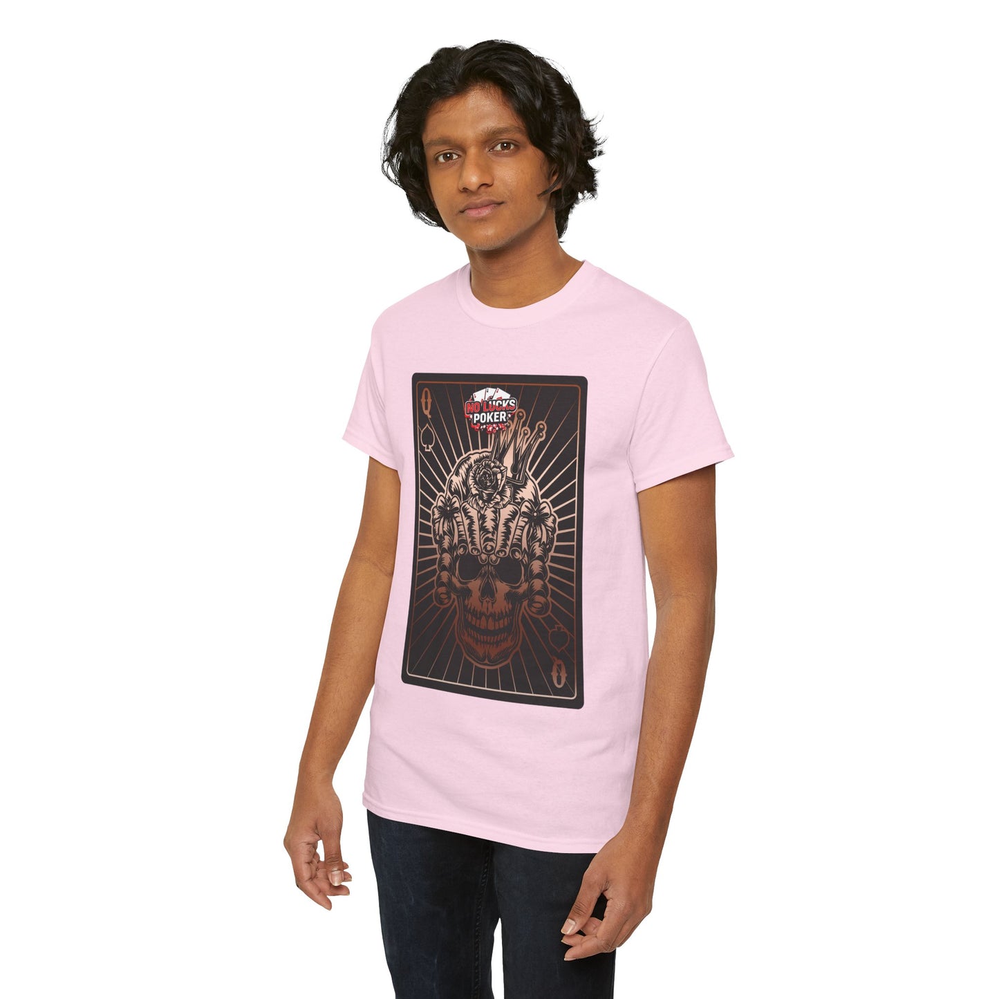 No Lucks Given – Angry Queen of Spades Poker Tee (Copper Edition)