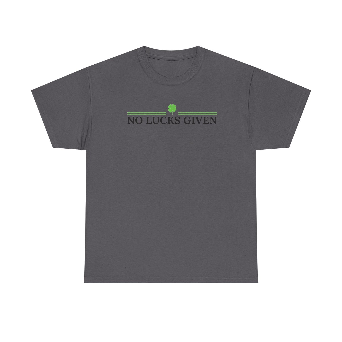 No Lucks Given – Classic Logo Poker Tee (Good Luck, All In)