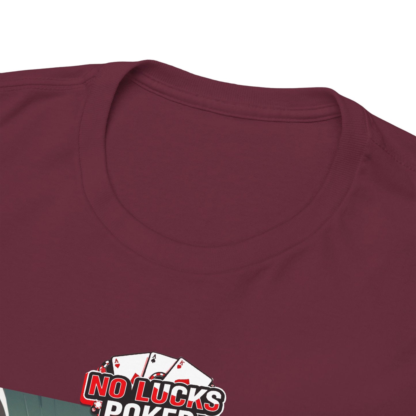 No Lucks Given – Poker Skull w/ Headphones Tee (Hero/Villain Edition)