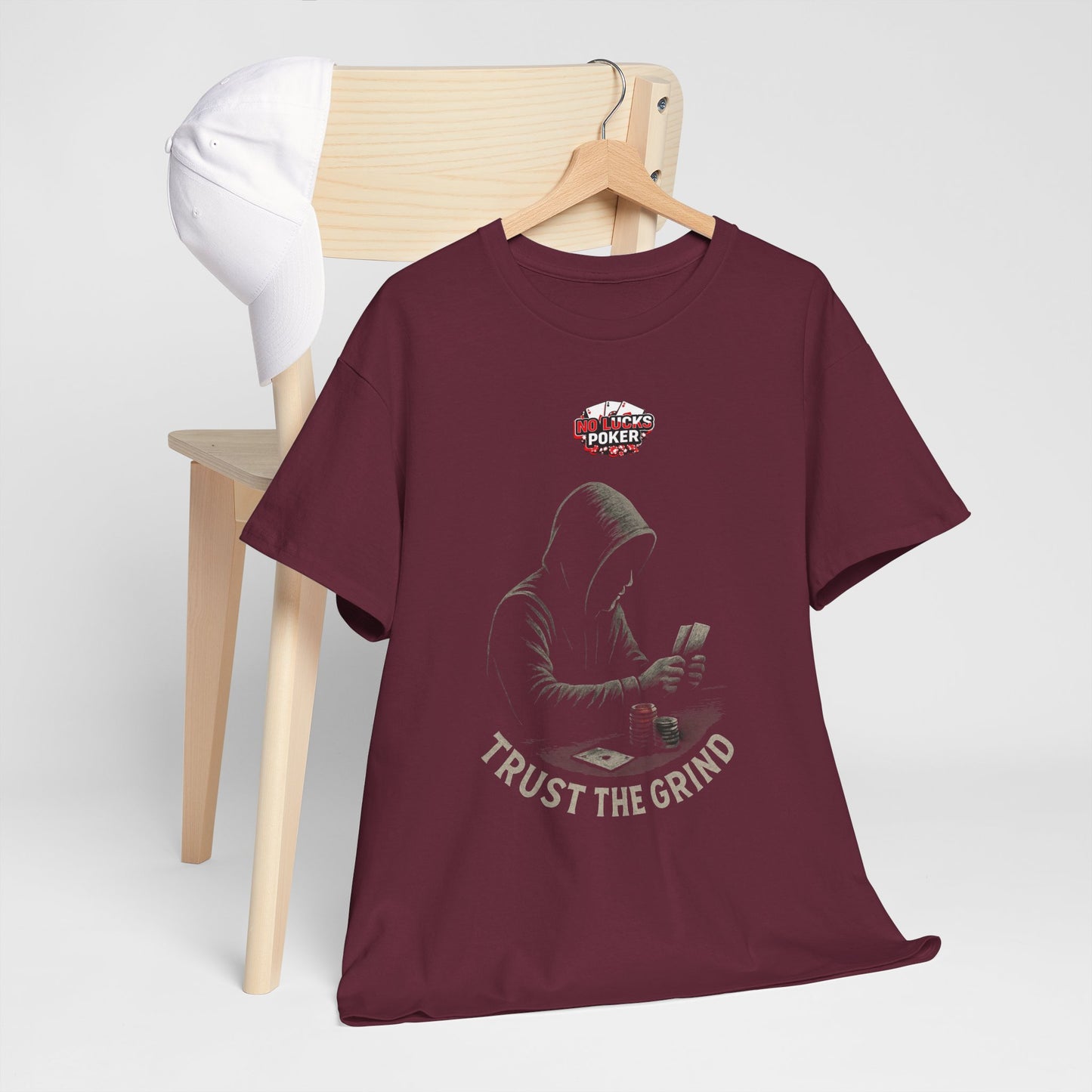 Trust the Grind Poker T-Shirt | Zero Lucks – Play Sharp