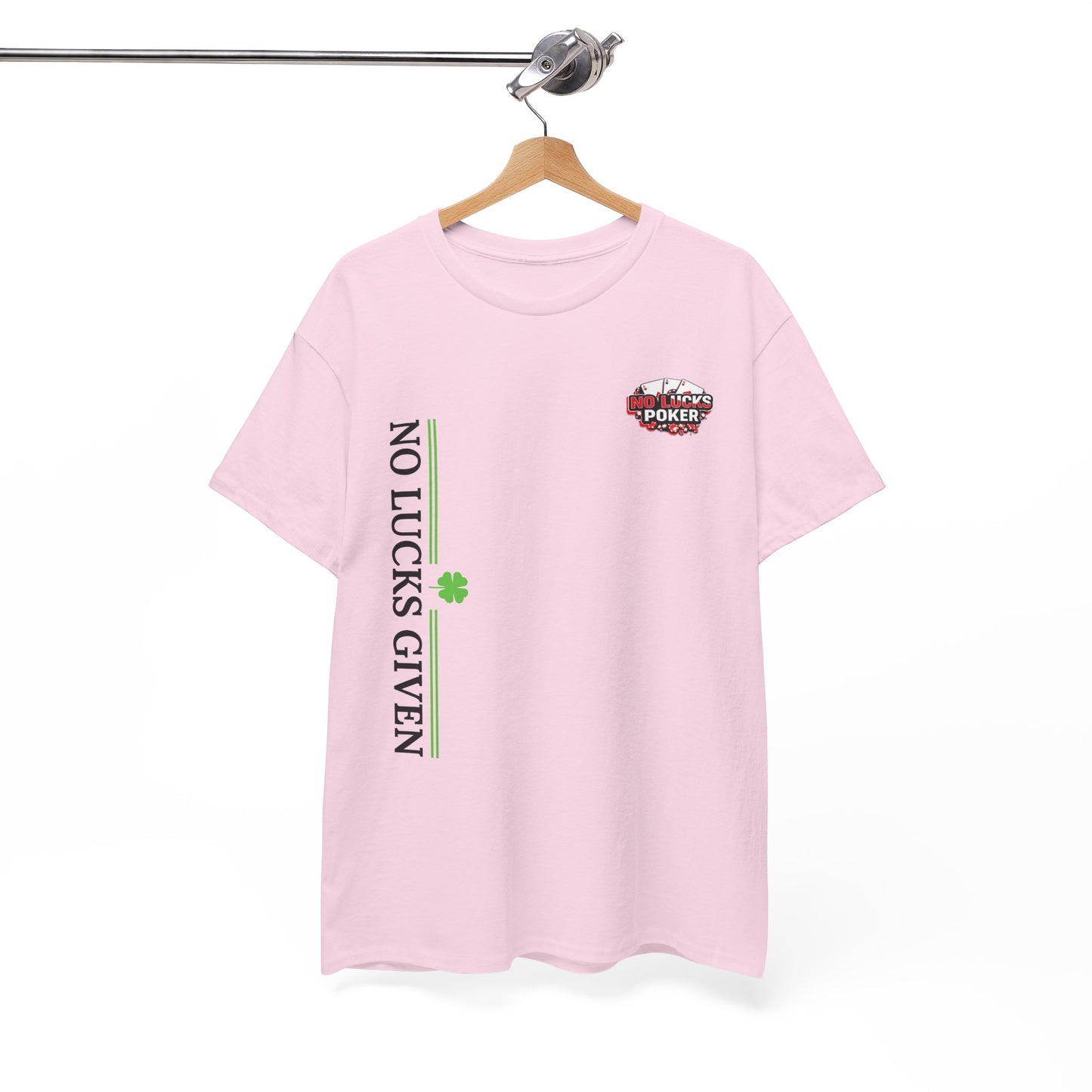 No Lucks Given – Signature Logo Poker Tee (All In Edition)