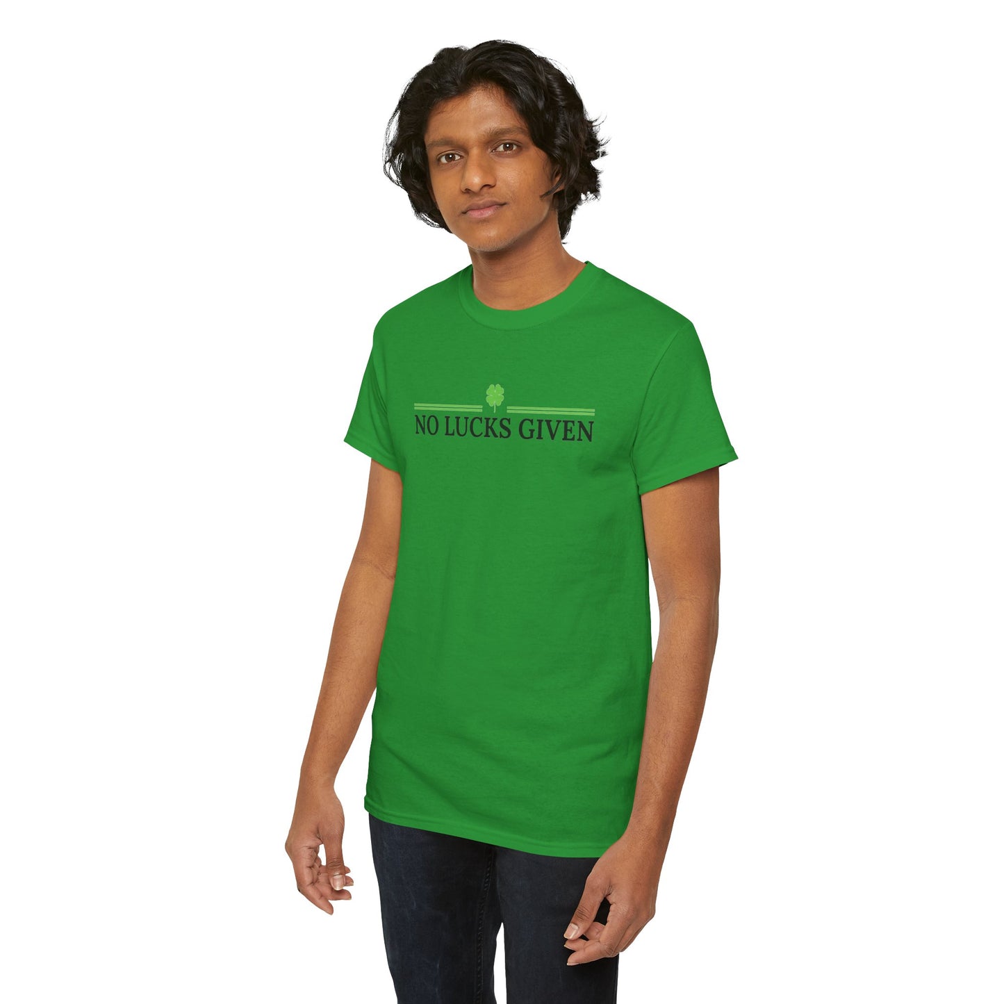 No Lucks Given – Classic Logo Poker Tee (Good Luck, All In)