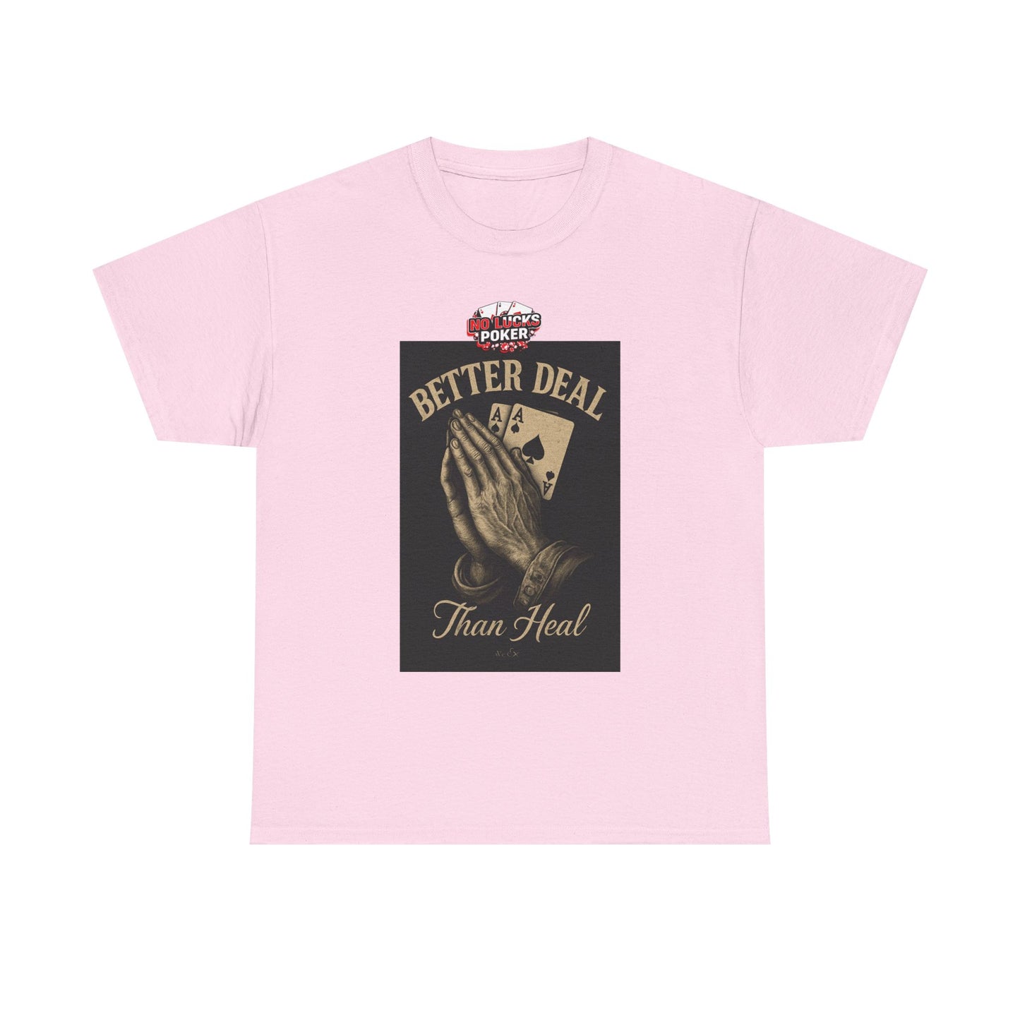 No Prayers Just Play Poker T-Shirt | Zero Lucks – Skill Over Superstition