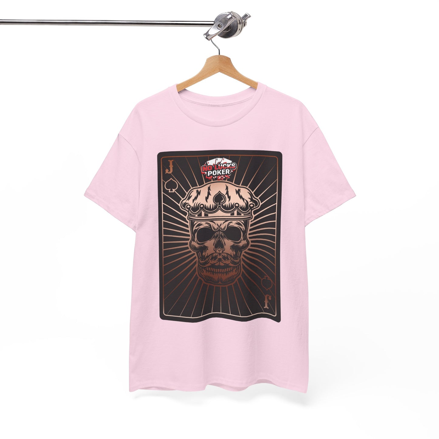 No Lucks Given – Jack Skull Crown of Spades Poker Tee (Copper Edition)
