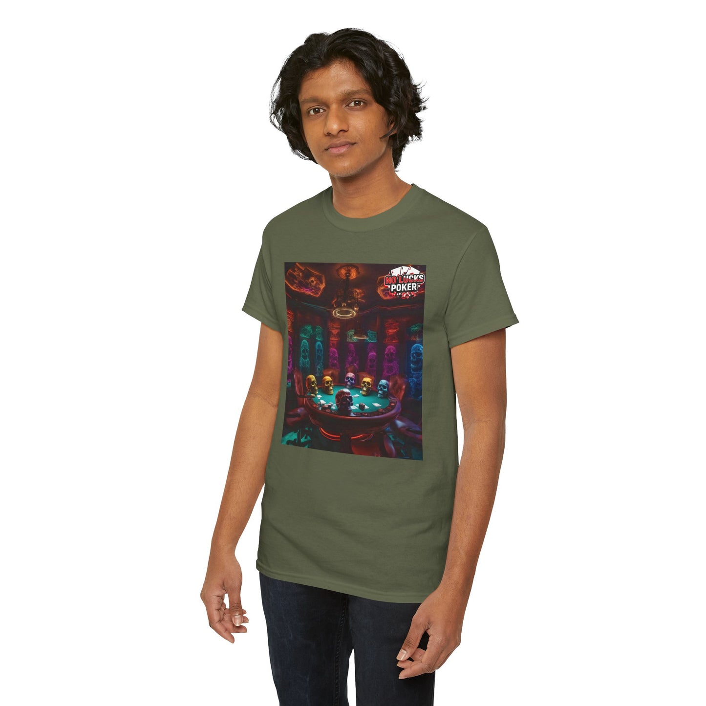 Game Over! No Lucks Given unisex heavy cotton tee