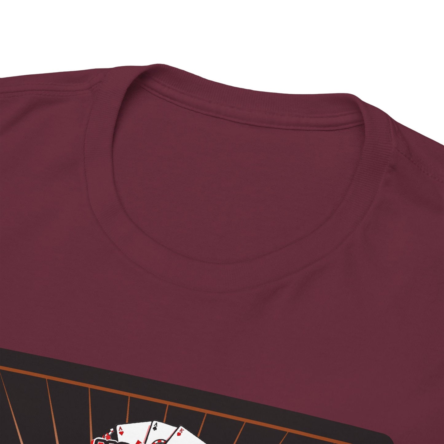 No Lucks Given – Ace of Spades & Crossed Swords Poker T-Shirt (Copper Edition)