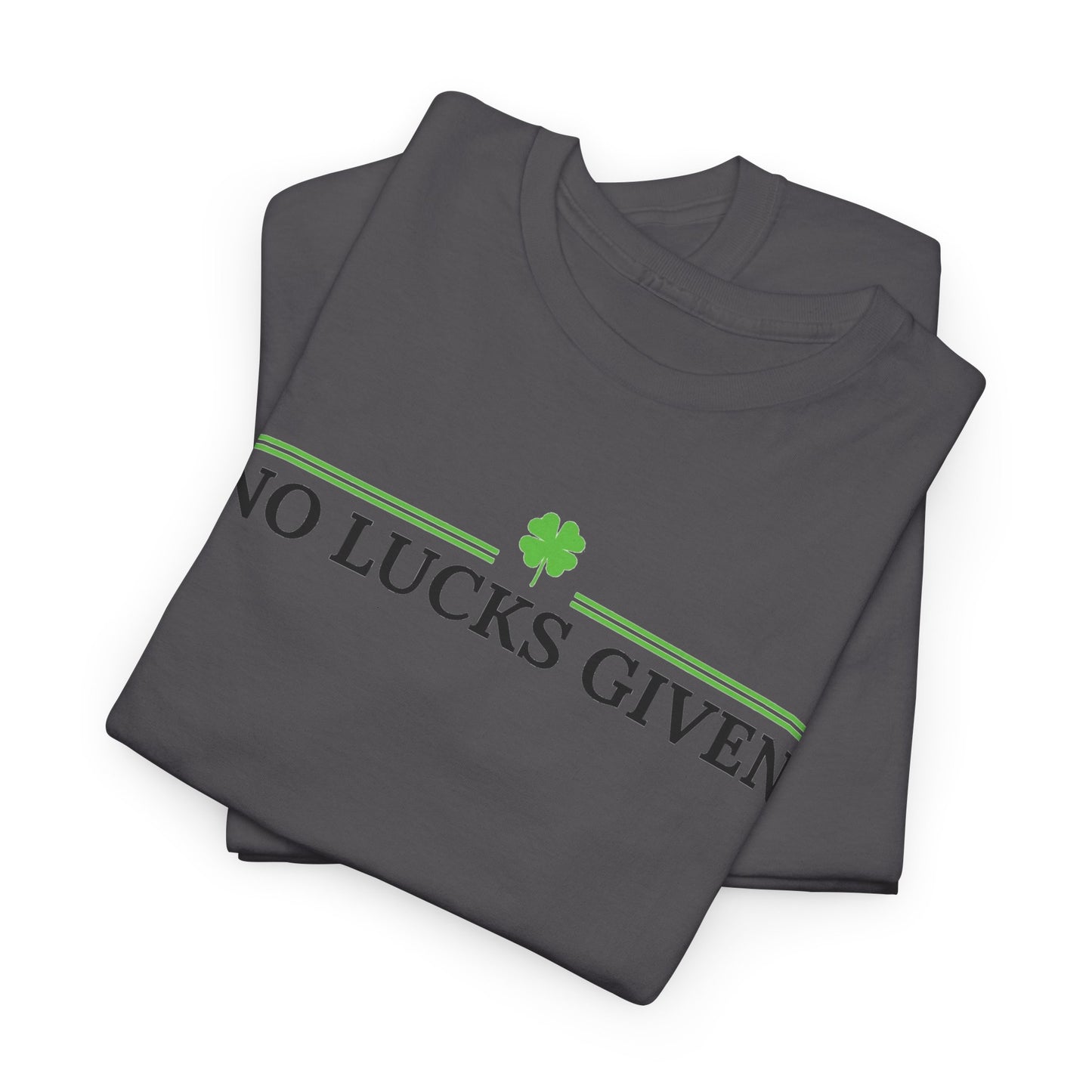 No Lucks Given – Classic Logo Poker Tee (Good Luck, All In)