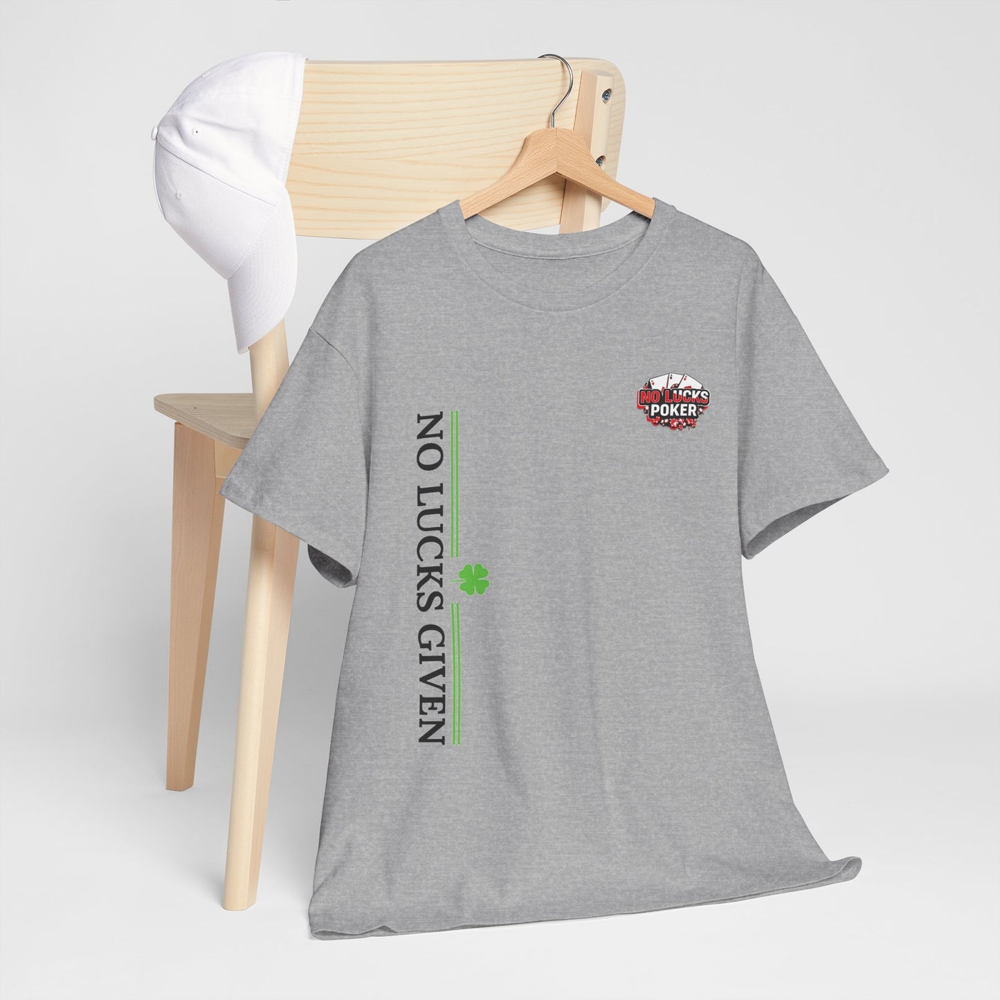 No Lucks Given – Signature Logo Poker Tee (All In Edition)