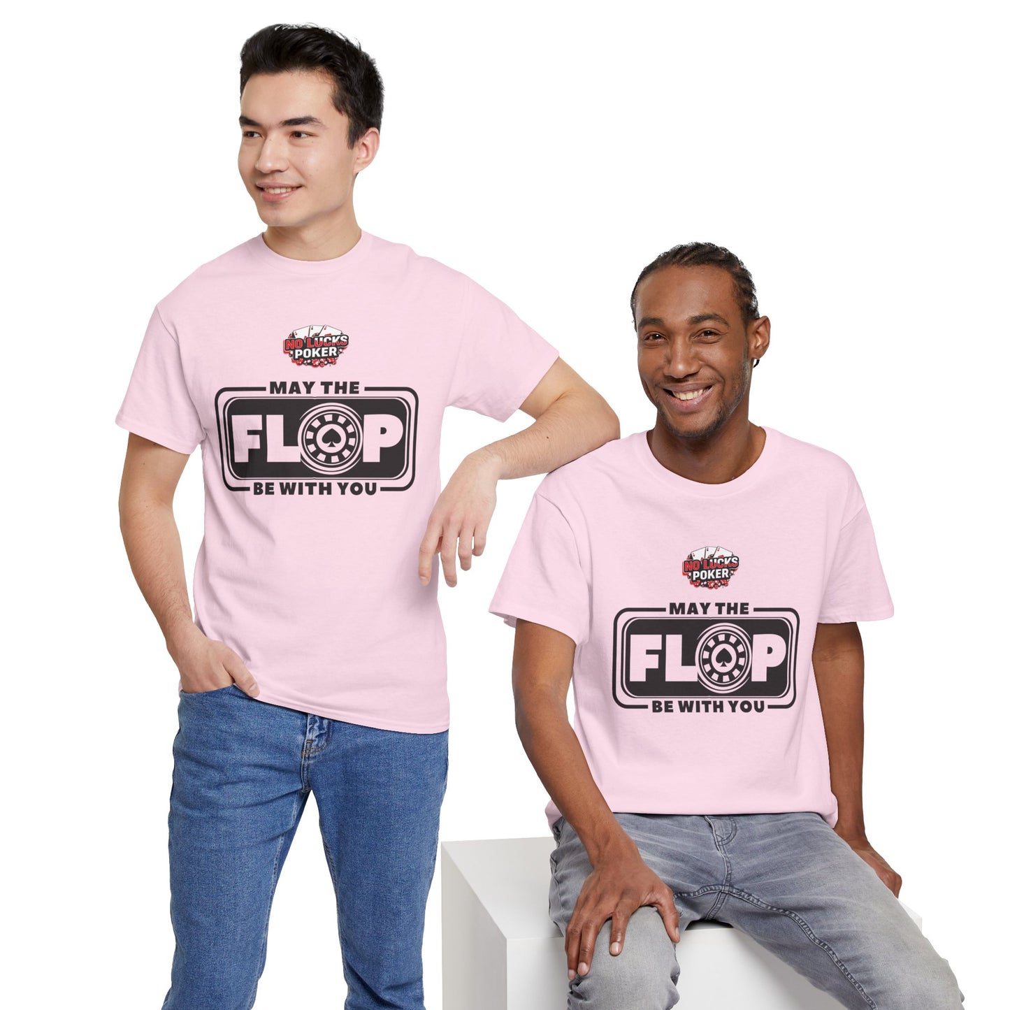 Zero Lucks – “May the Flop Be With You” Poker Logo Tee