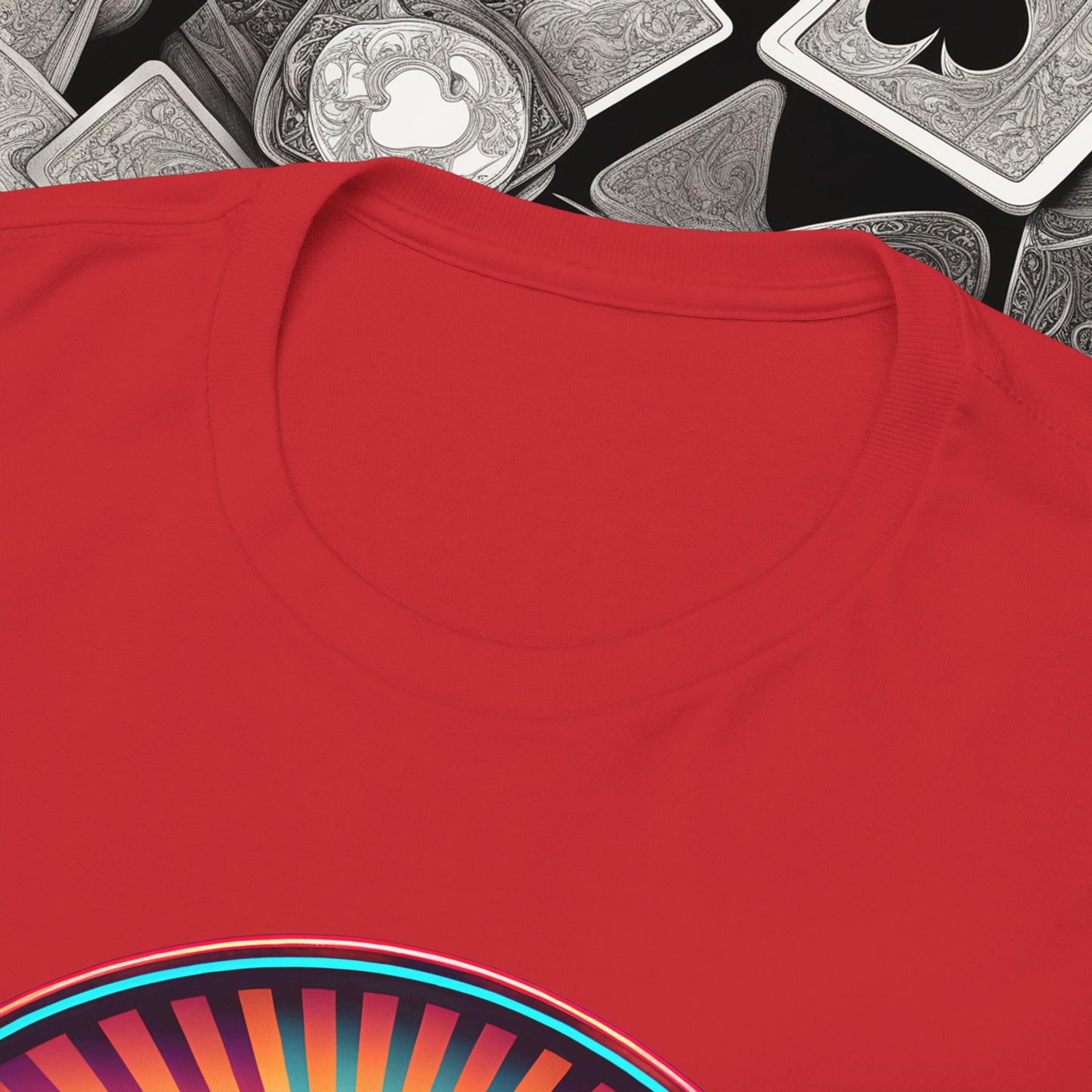 Zero Lucks Given unisex heavy cotton tee Poker Apparel