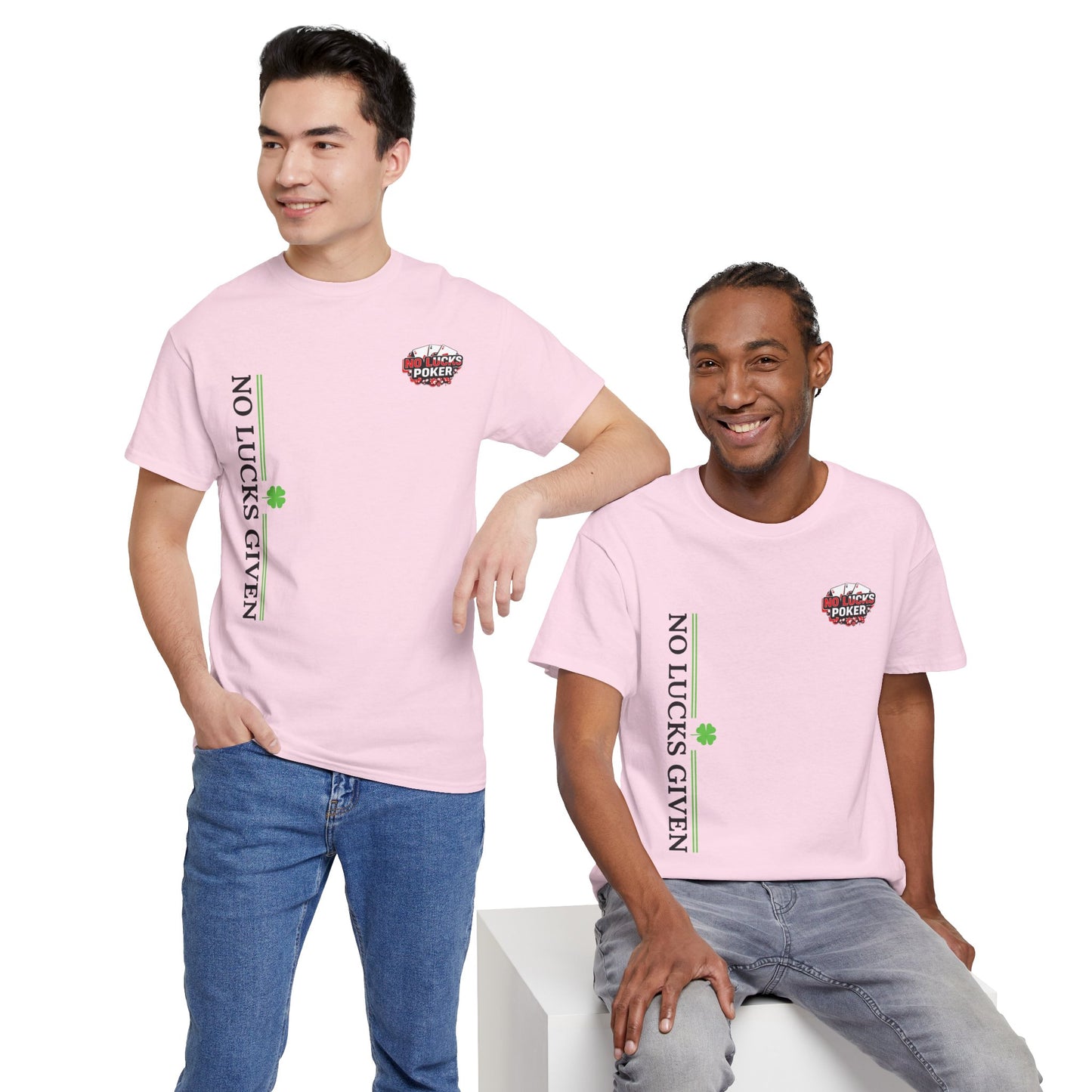 No Lucks Given – Signature Logo Poker Tee (All In Edition)