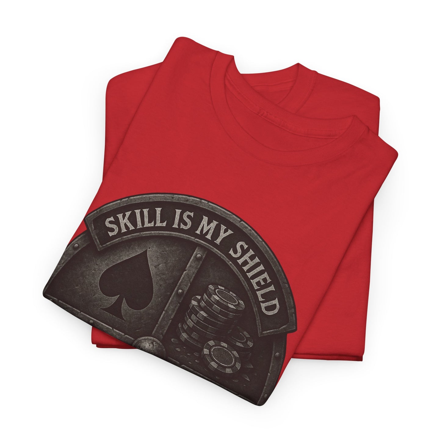 Stack or Shatter Poker T-Shirt | No Lucks Given – Skill Over Luck